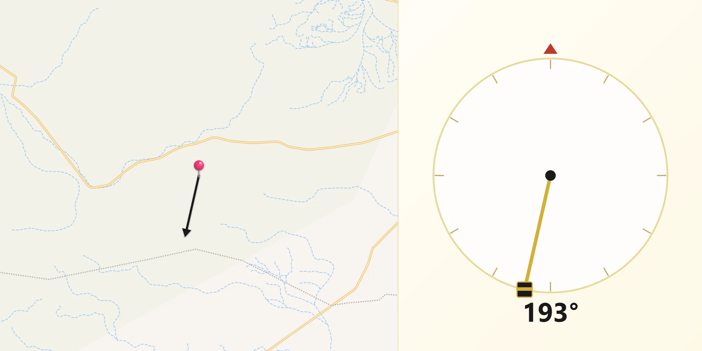 اتجاه القبلة من حائط