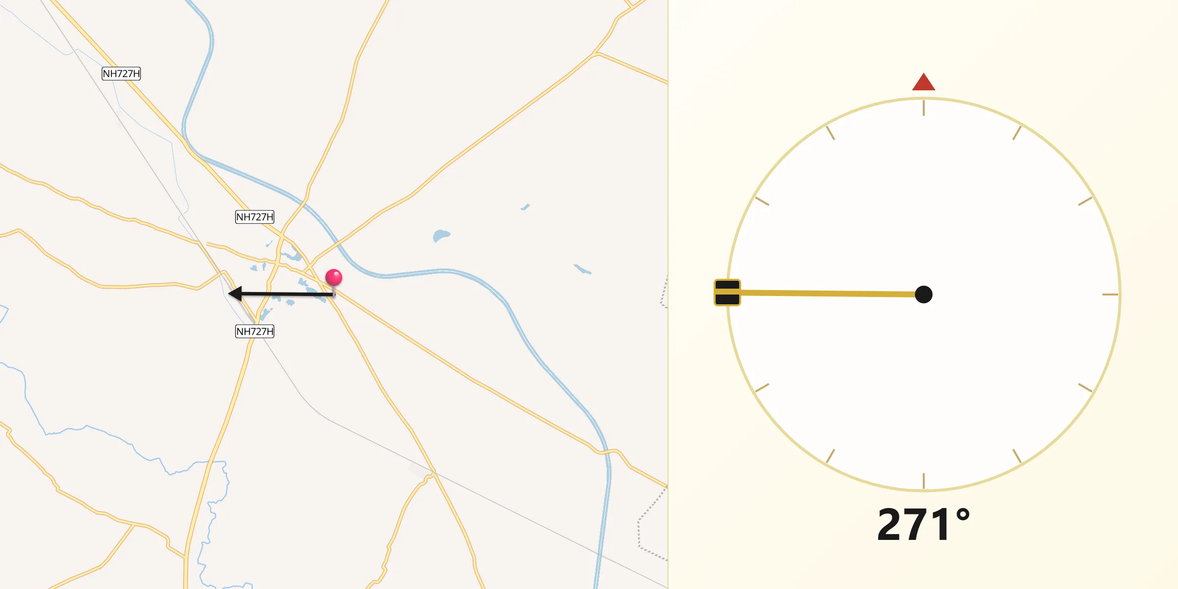 Fatehpur (Barabanki) سے مکہ کی سمت