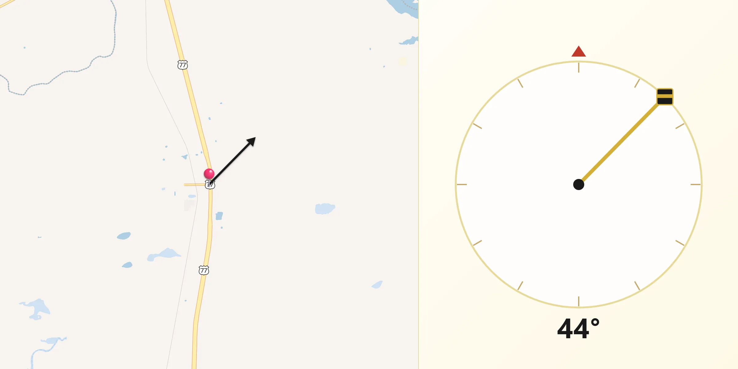 Qibla Direction from Sarita