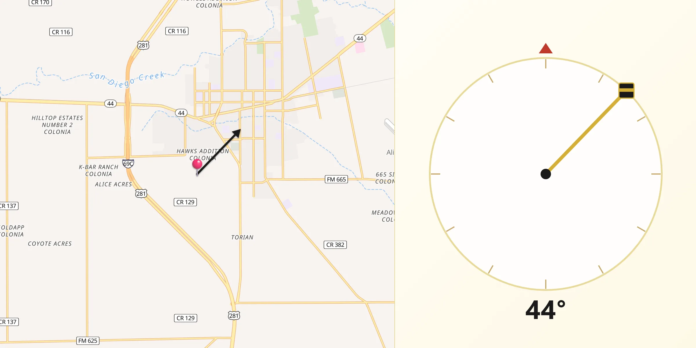 Qibla Direction from Jim Wells