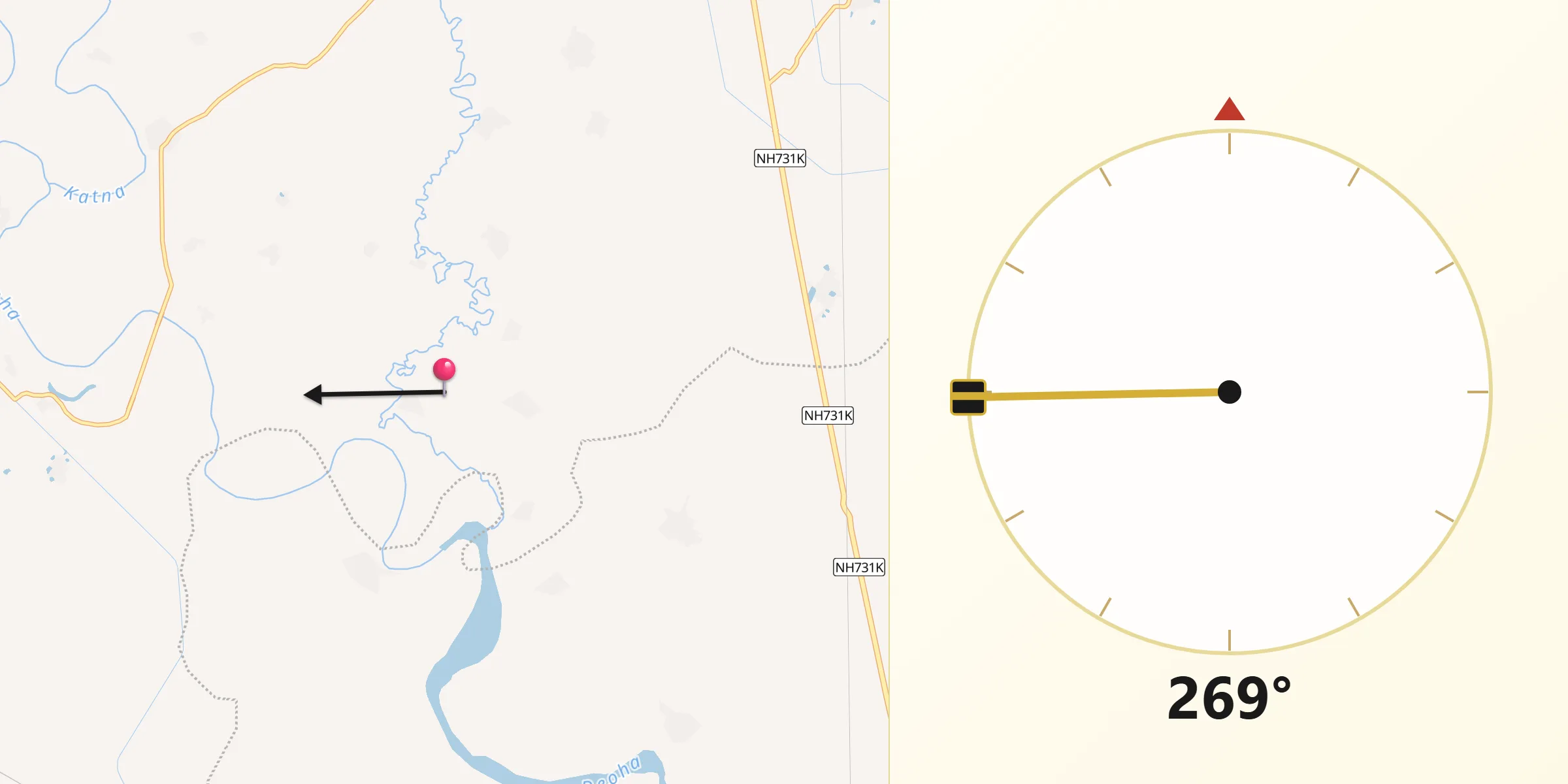 Shahjahanpur থেকে কিবলার দিক