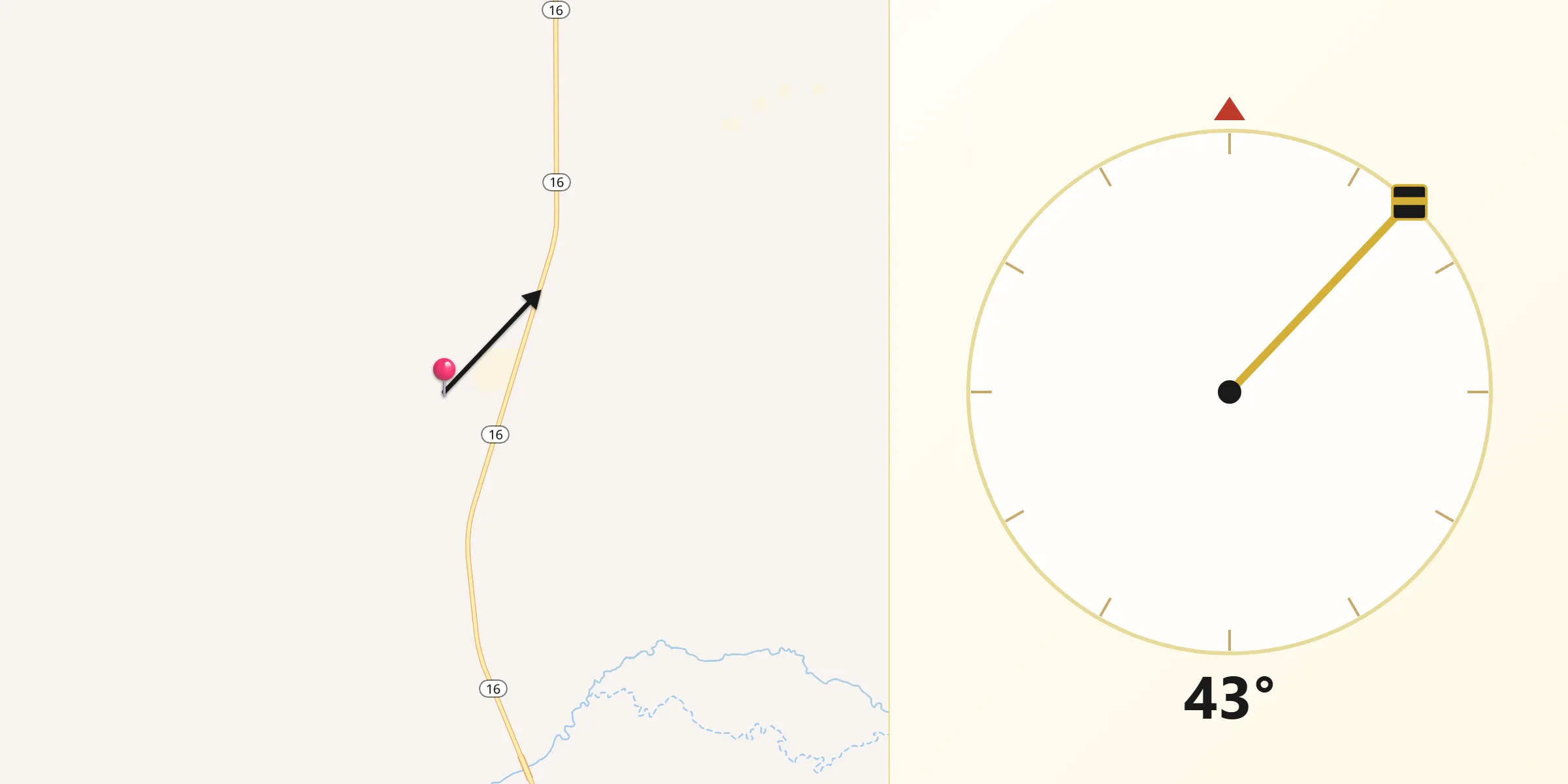 Qibla Direction from McMullen