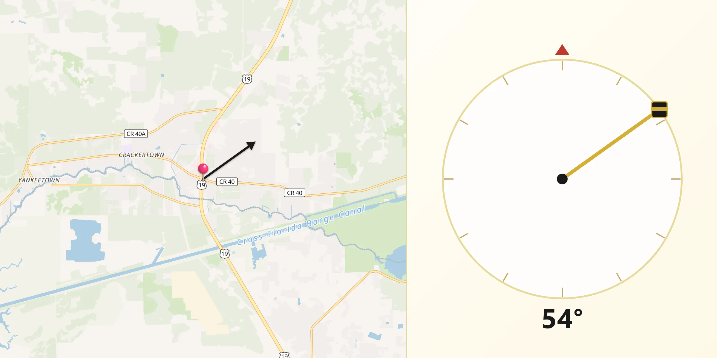 Qibla Direction from Inglis