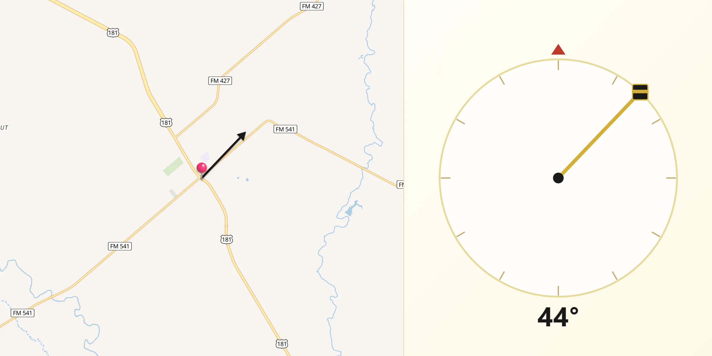 Qibla Direction from Poth