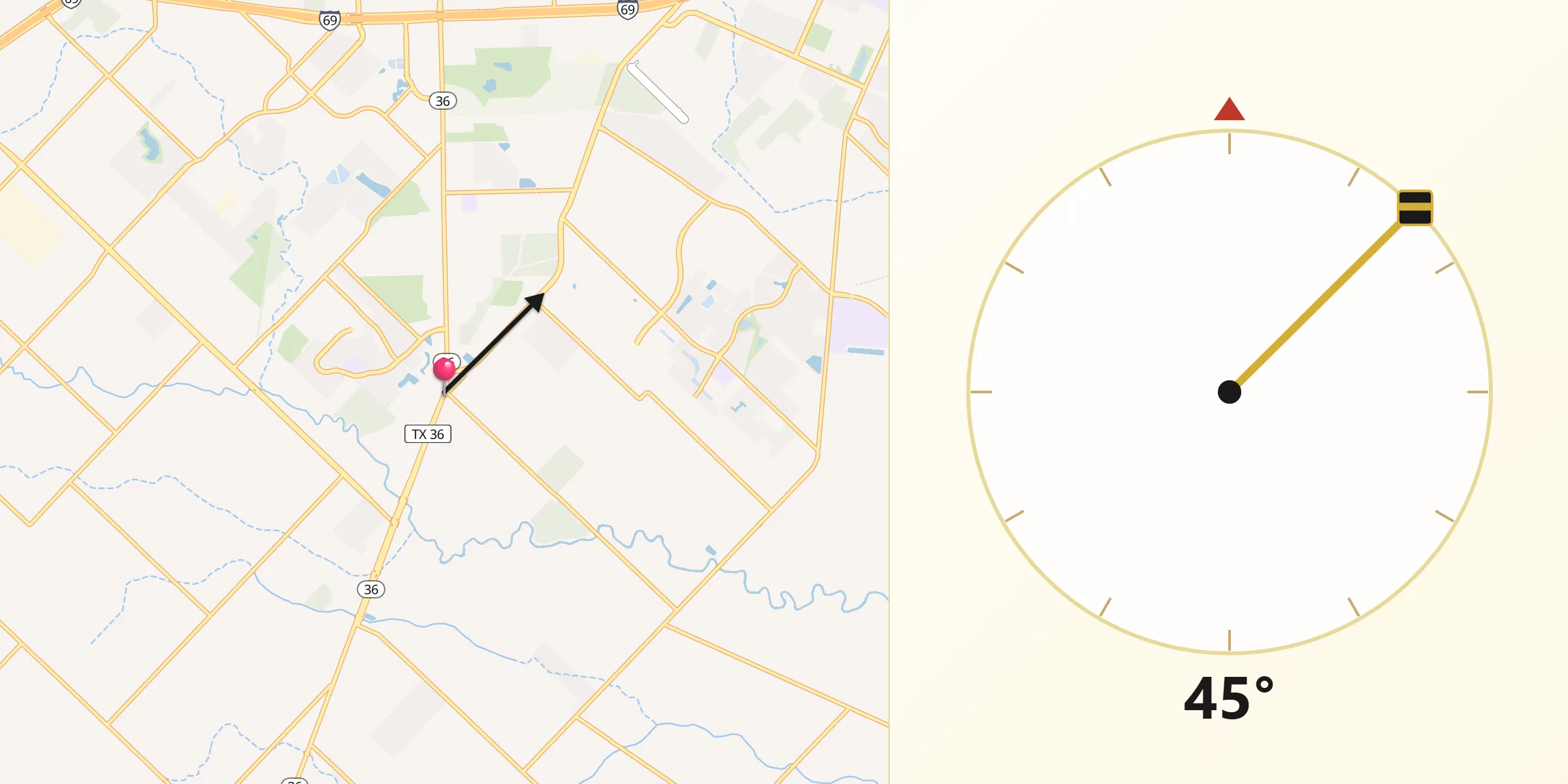Qibla Direction from Pleak