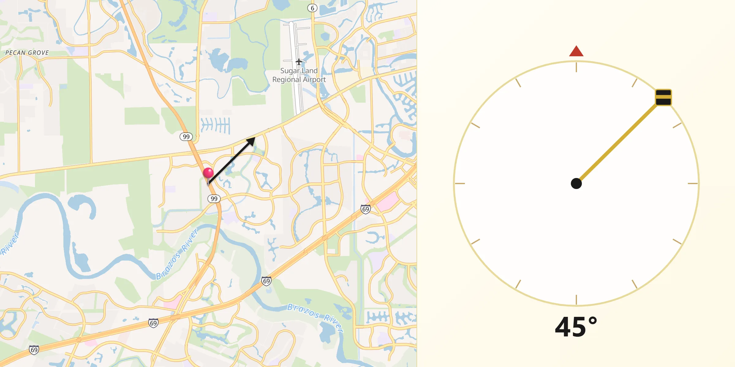 Qibla Direction from New Territory