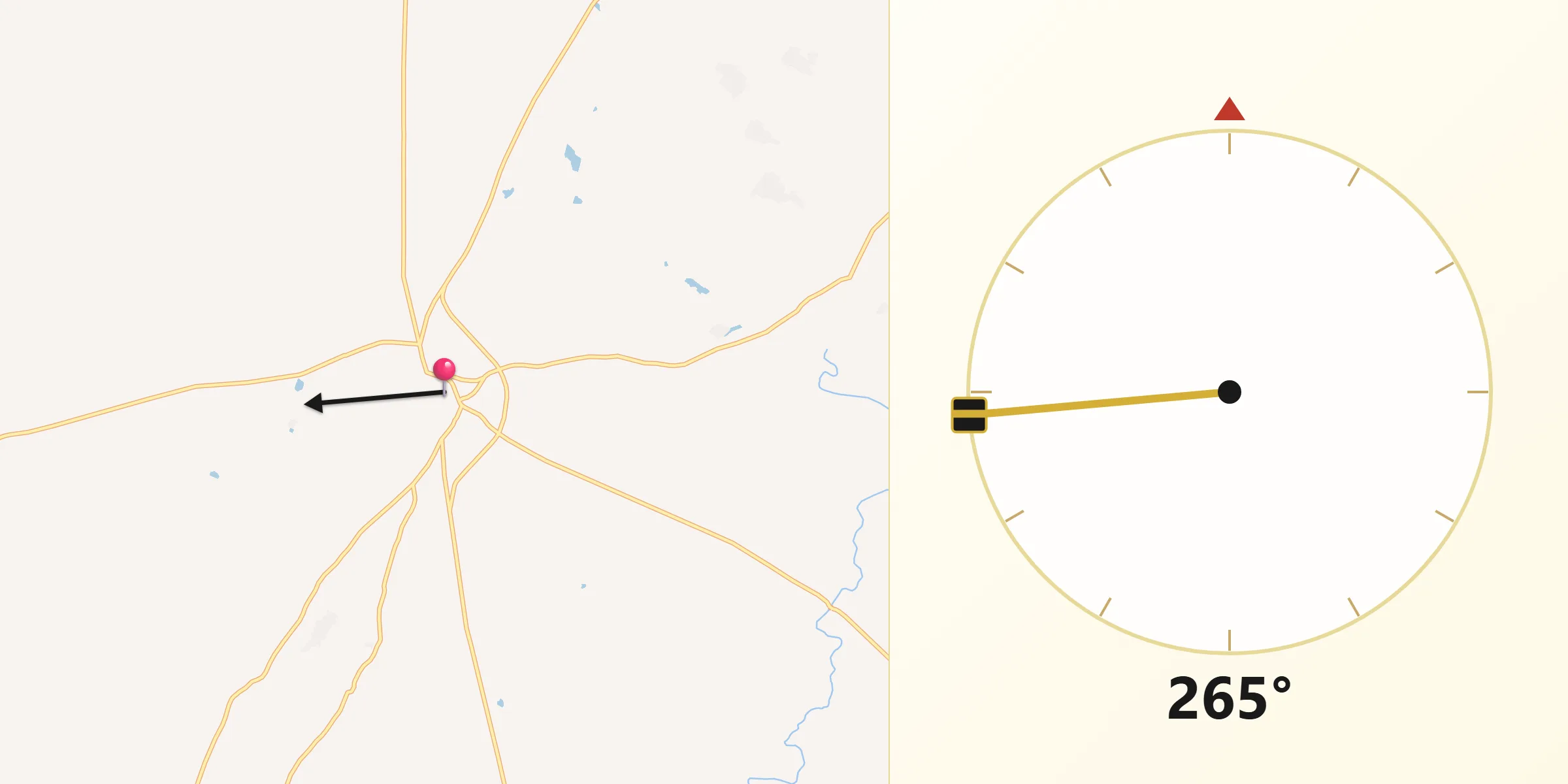 Qibla Direction from Gangoh