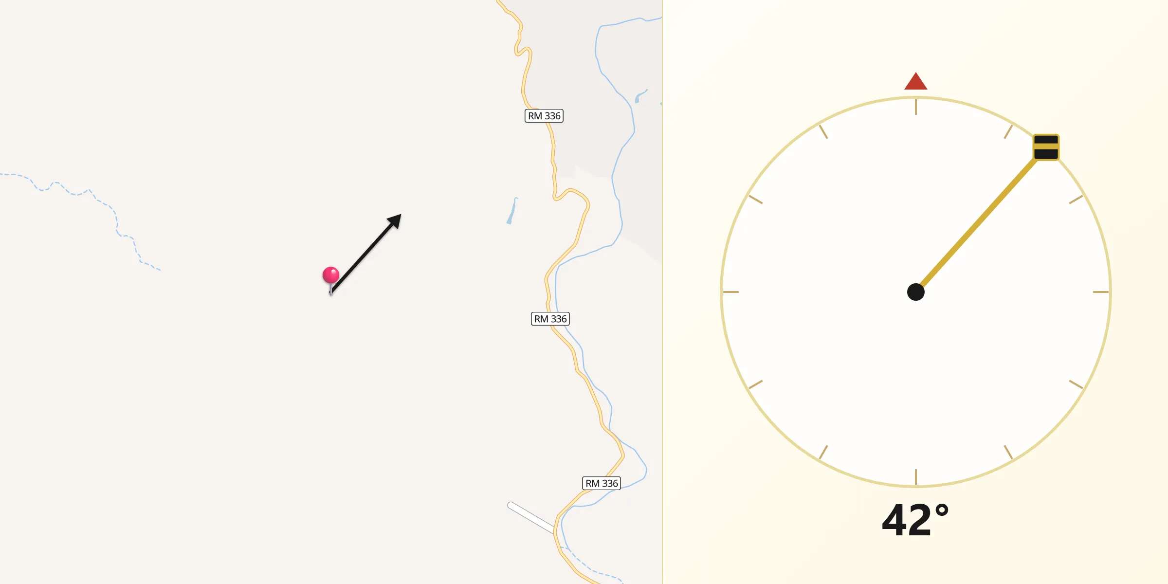 Qibla Direction from Real