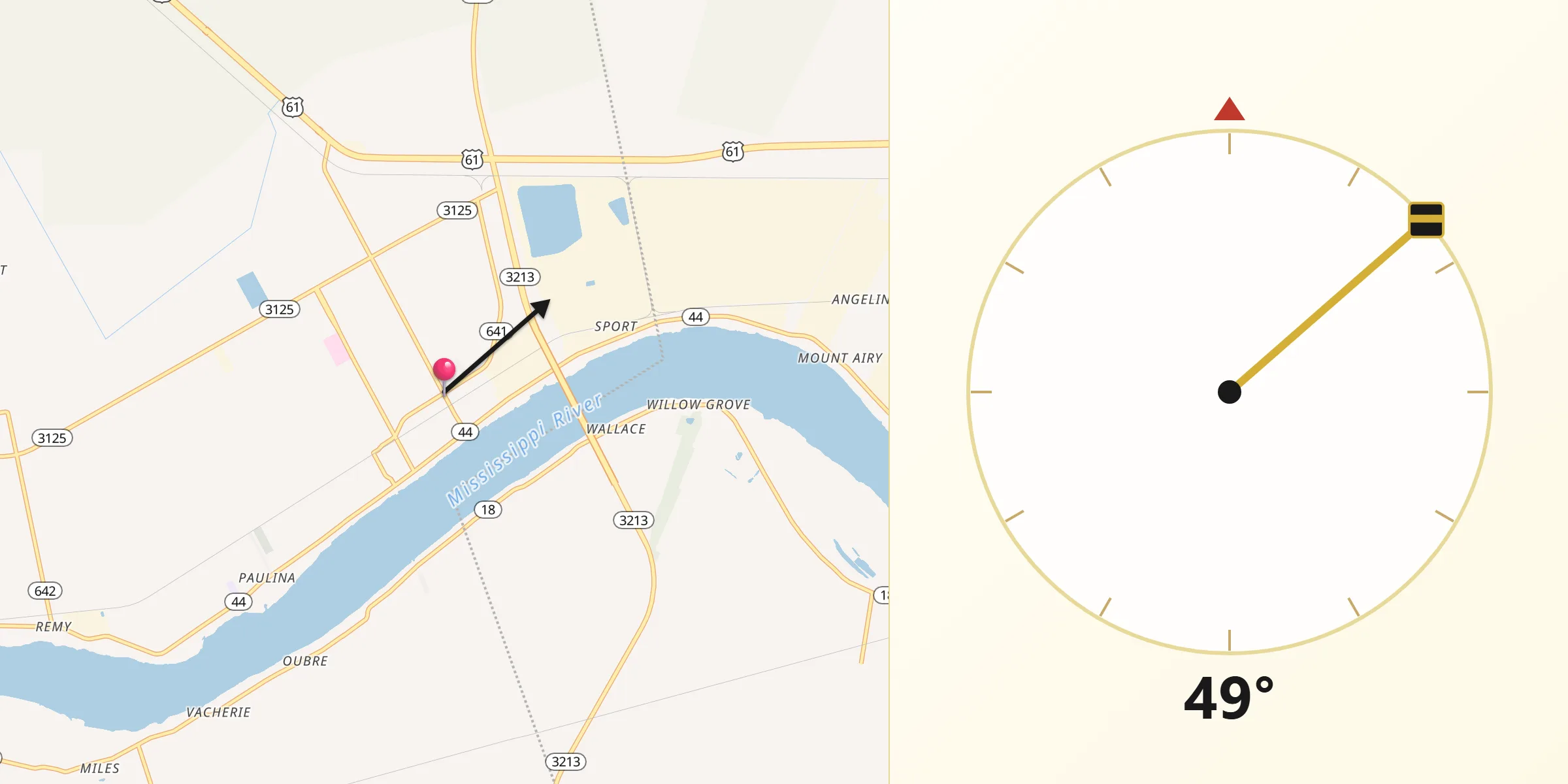 Qibla Direction from Gramercy