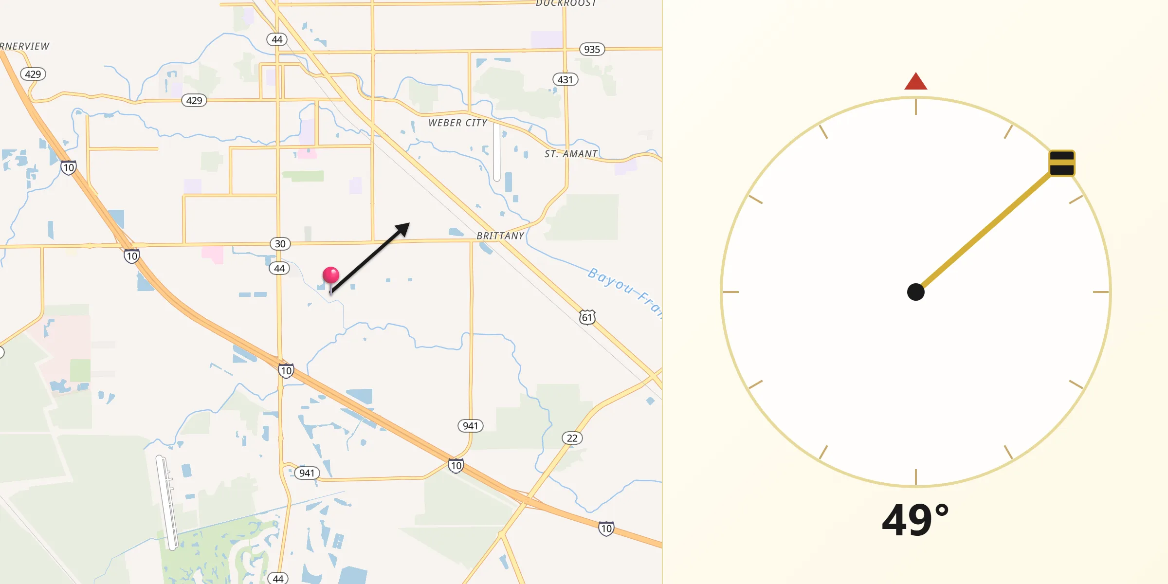 Qibla Direction from Ascension
