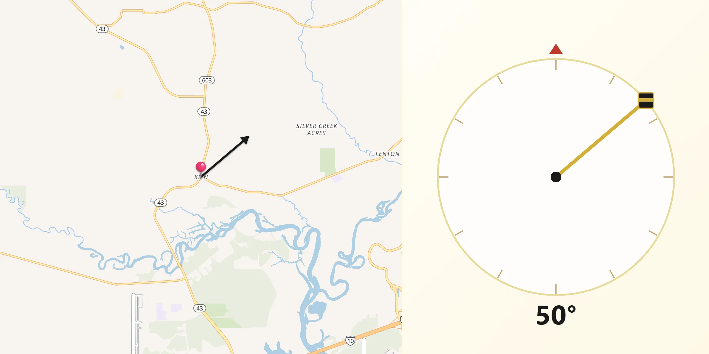 Qibla Direction from Kiln