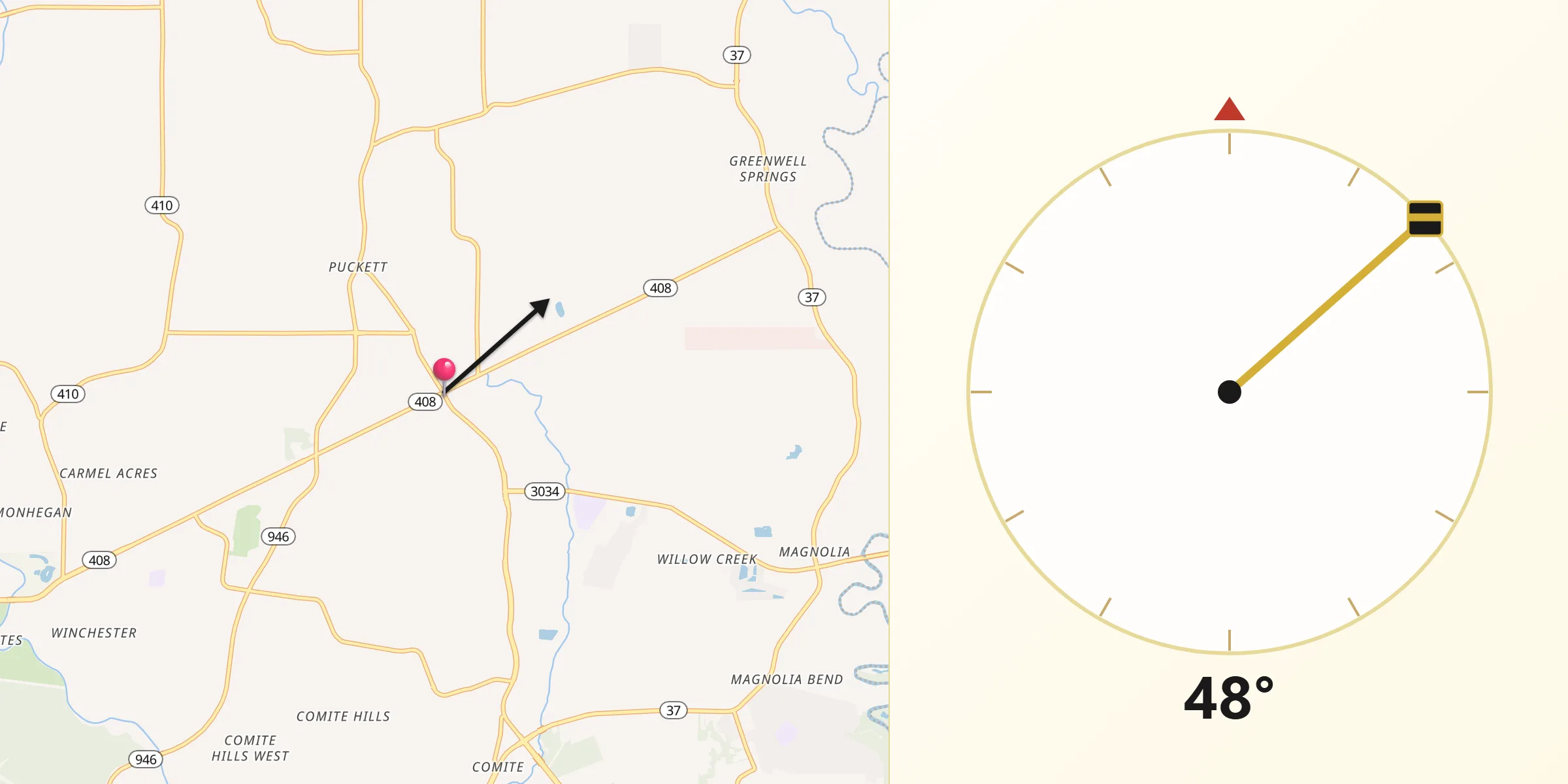 Qibla Direction from Central