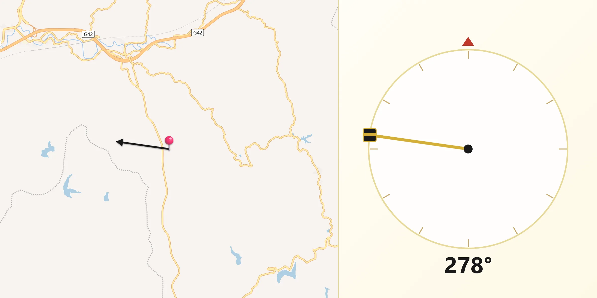 从康家祠堂朝向麦加的方向
