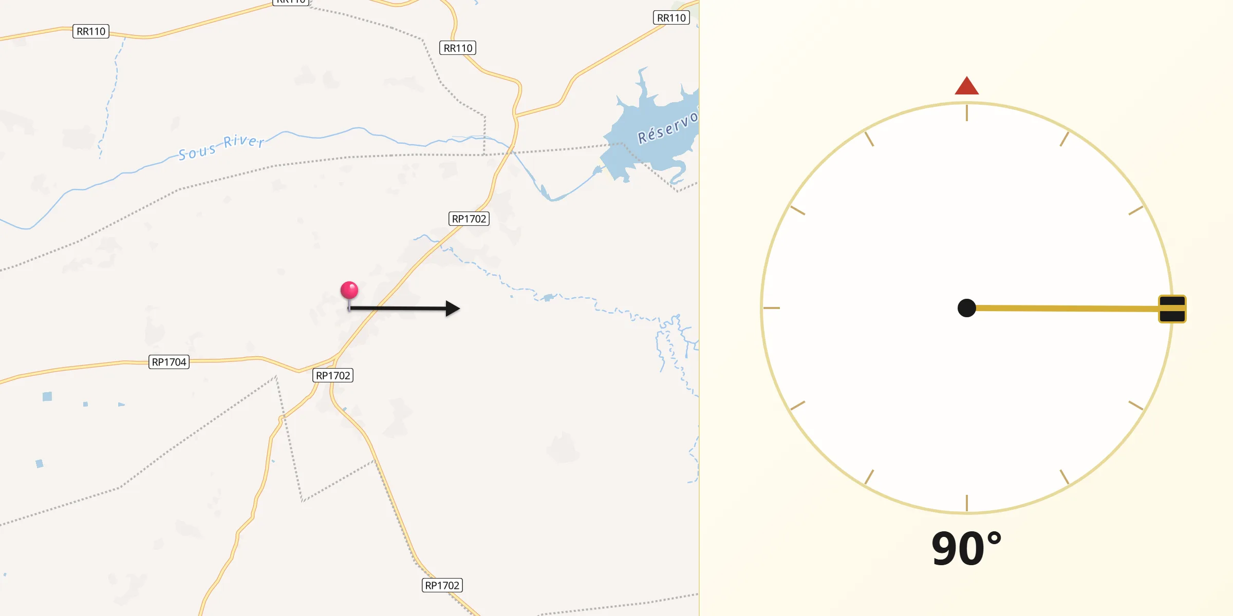 اتجاه القبلة من أولوز