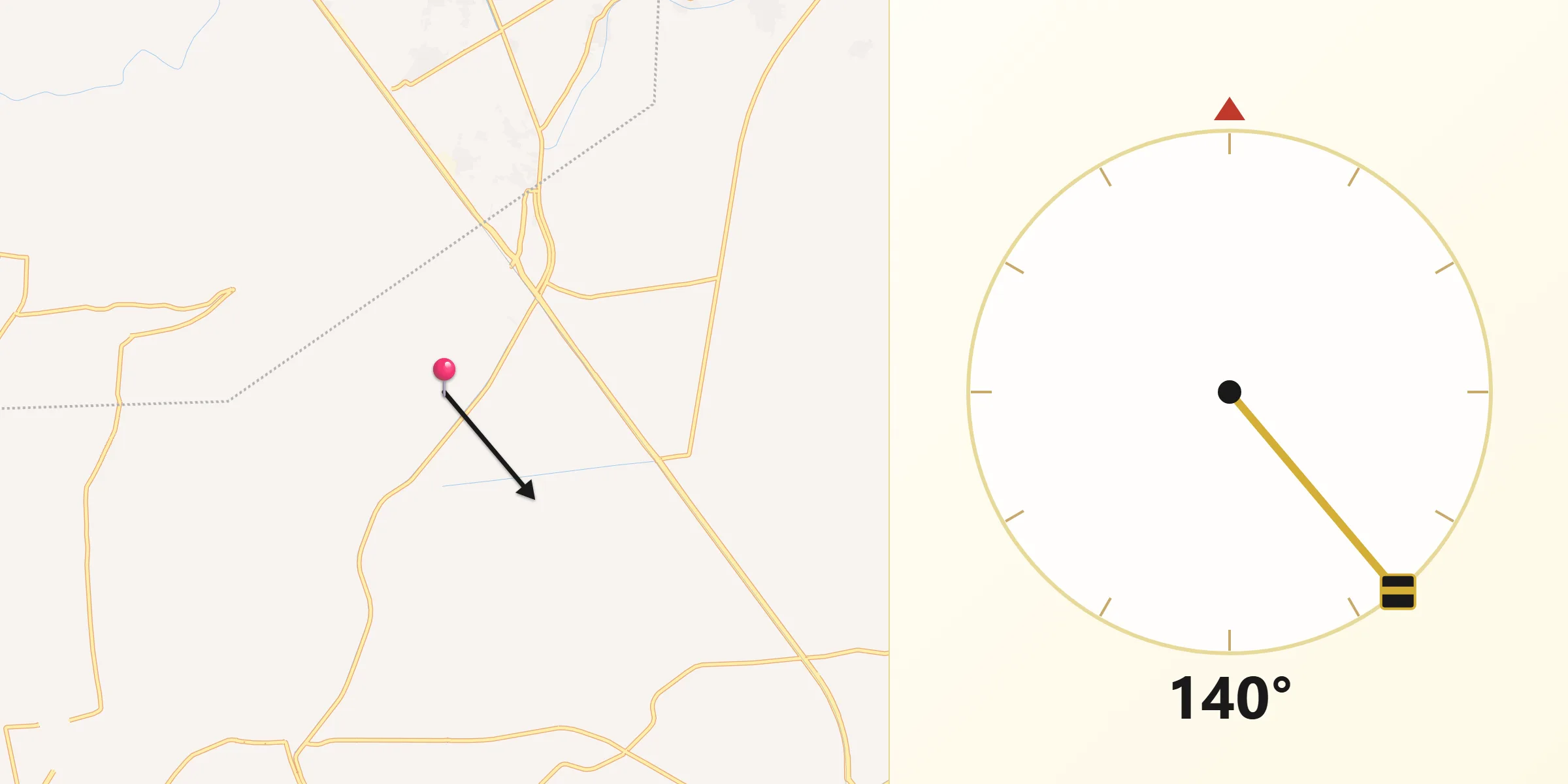 اتجاه القبلة من كفر صقر
