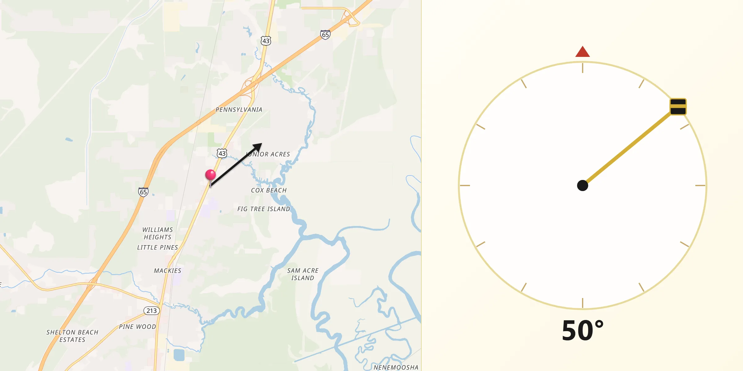 Qibla Direction from Satsuma
