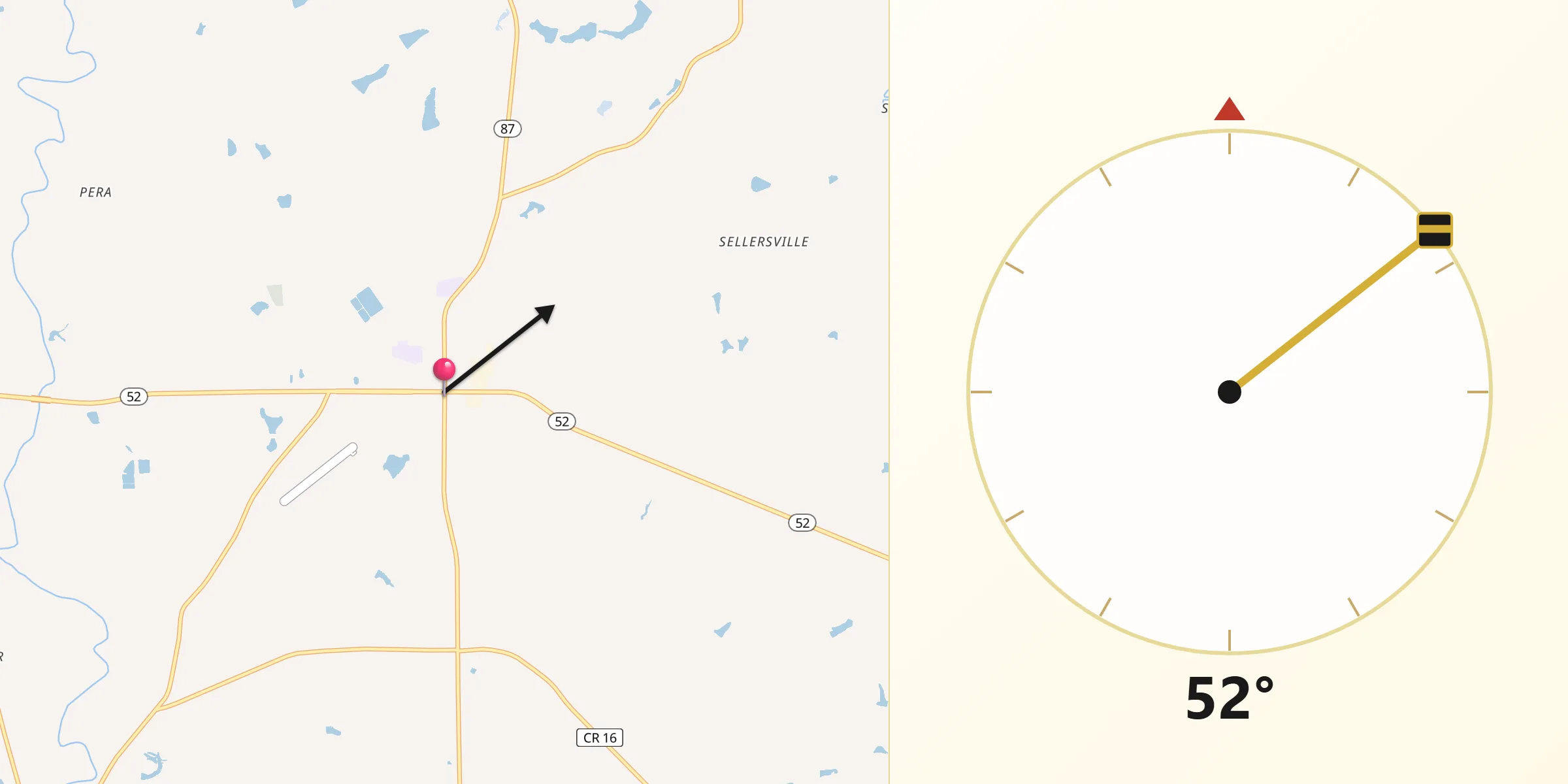 Qibla Direction from Samson