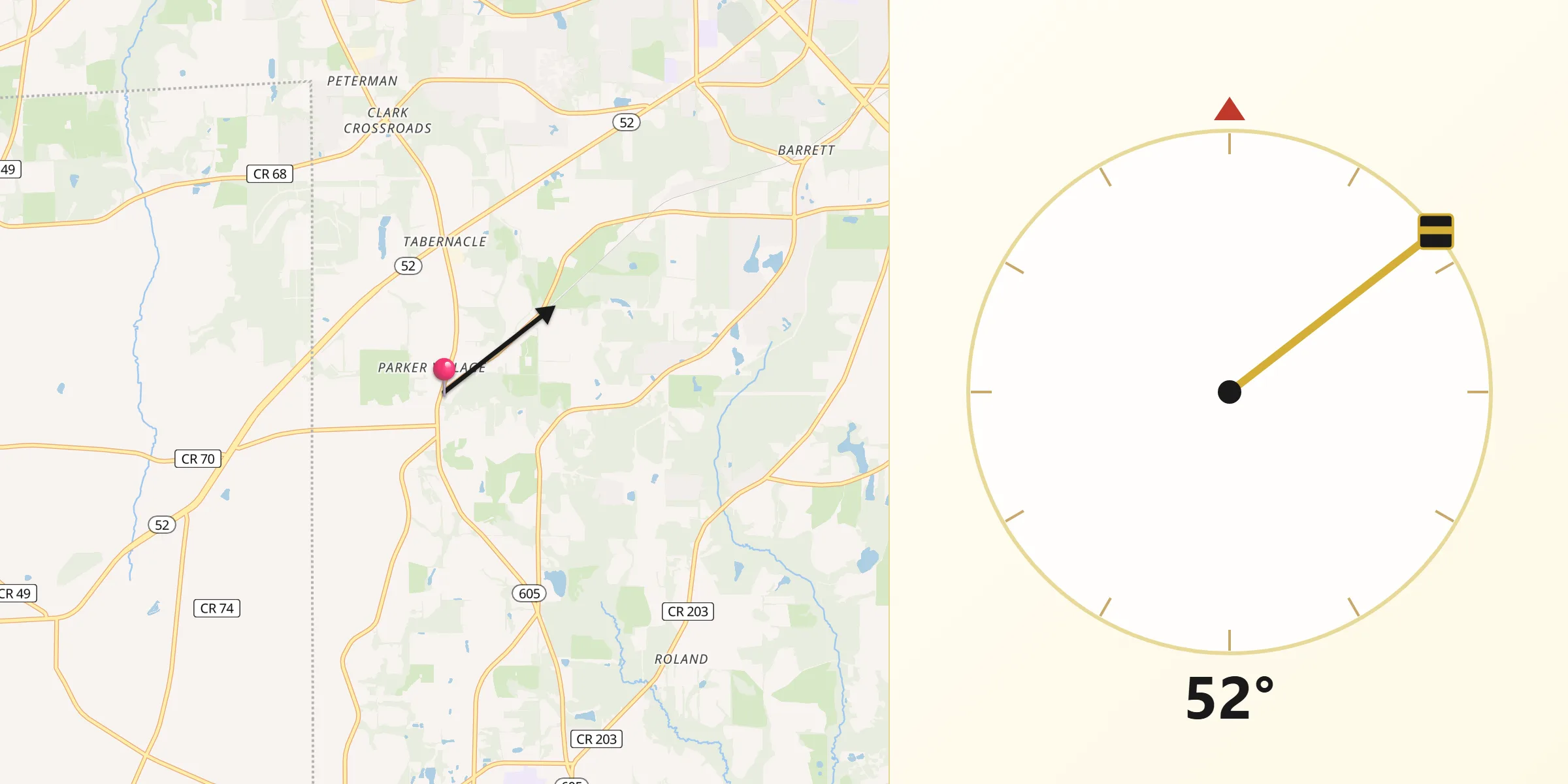 Qibla Direction from Taylor