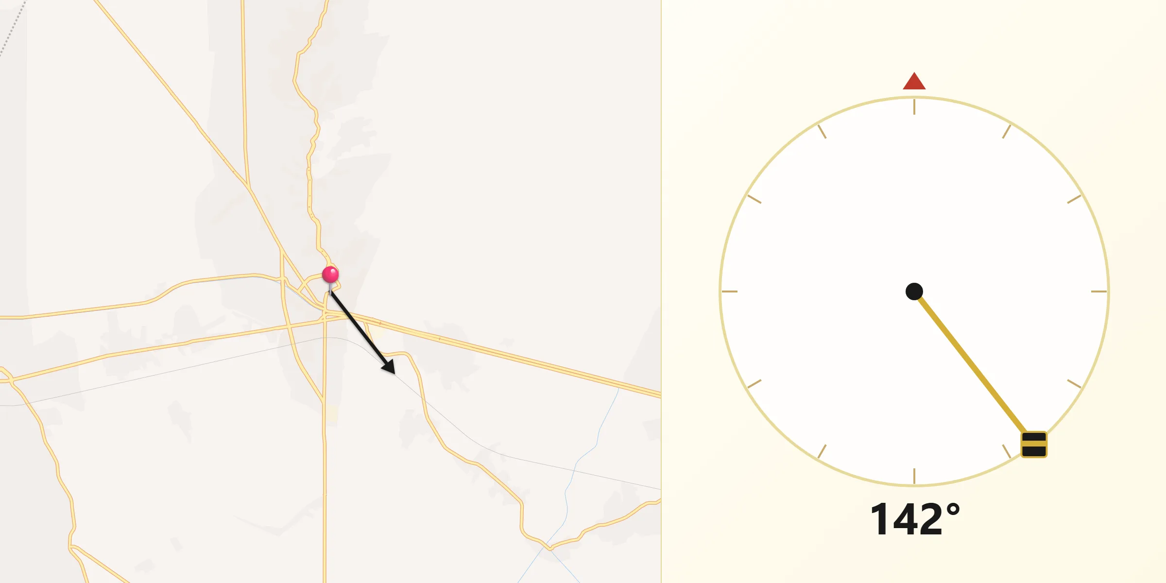 Arah Kiblat dari Al Jammālīyah