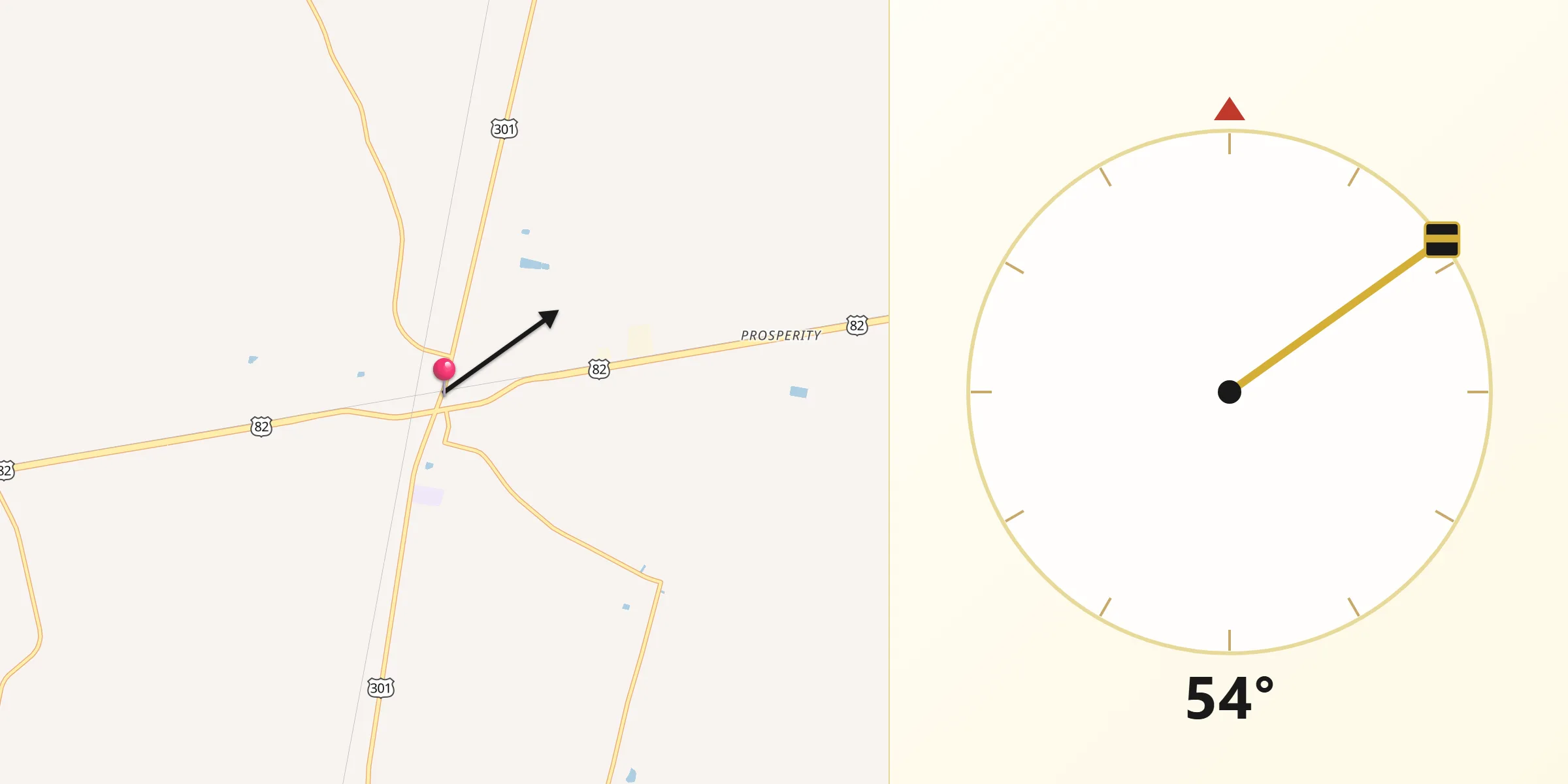 Qibla Direction from Nahunta