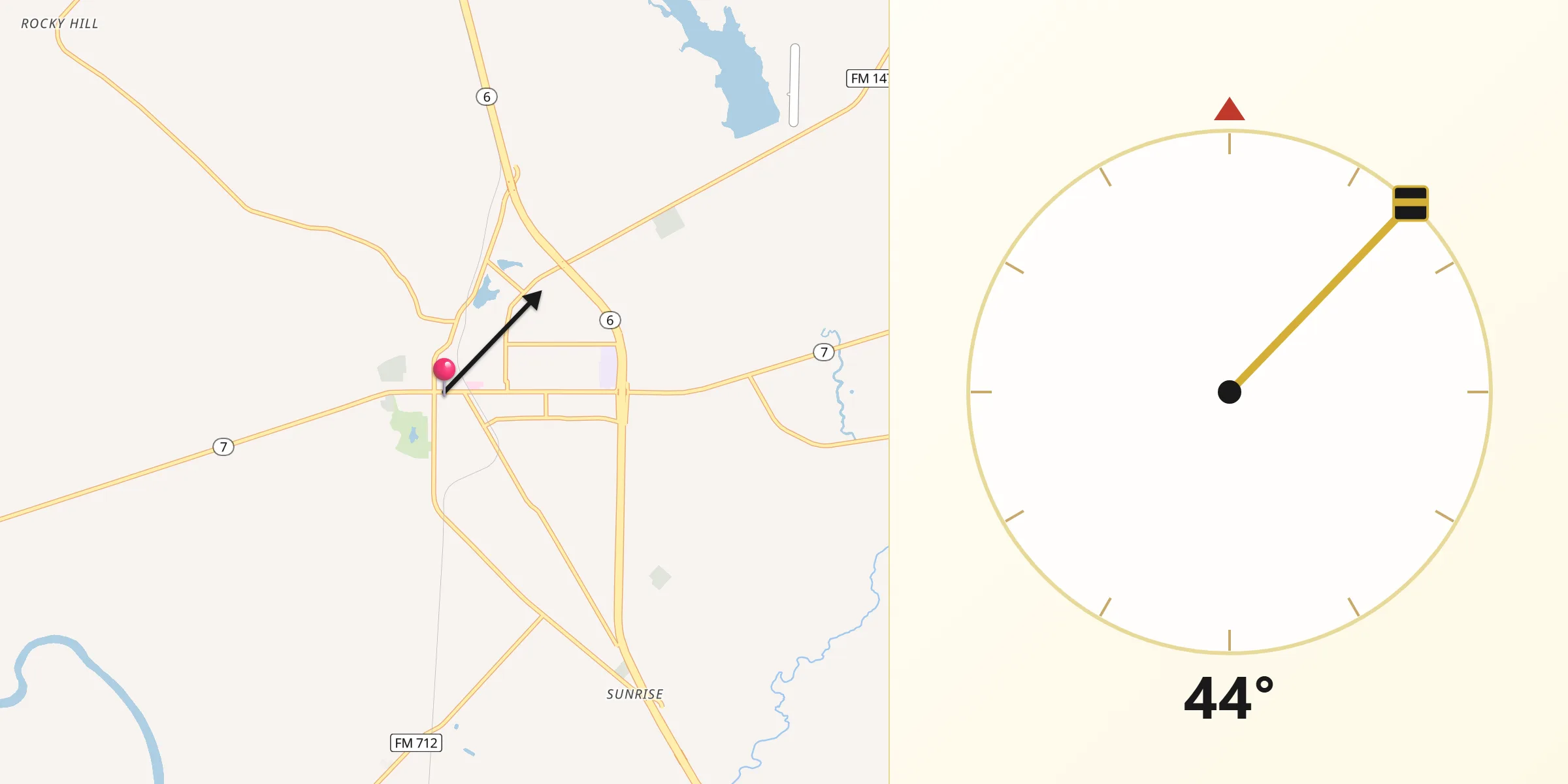 Qibla Direction from Marlin