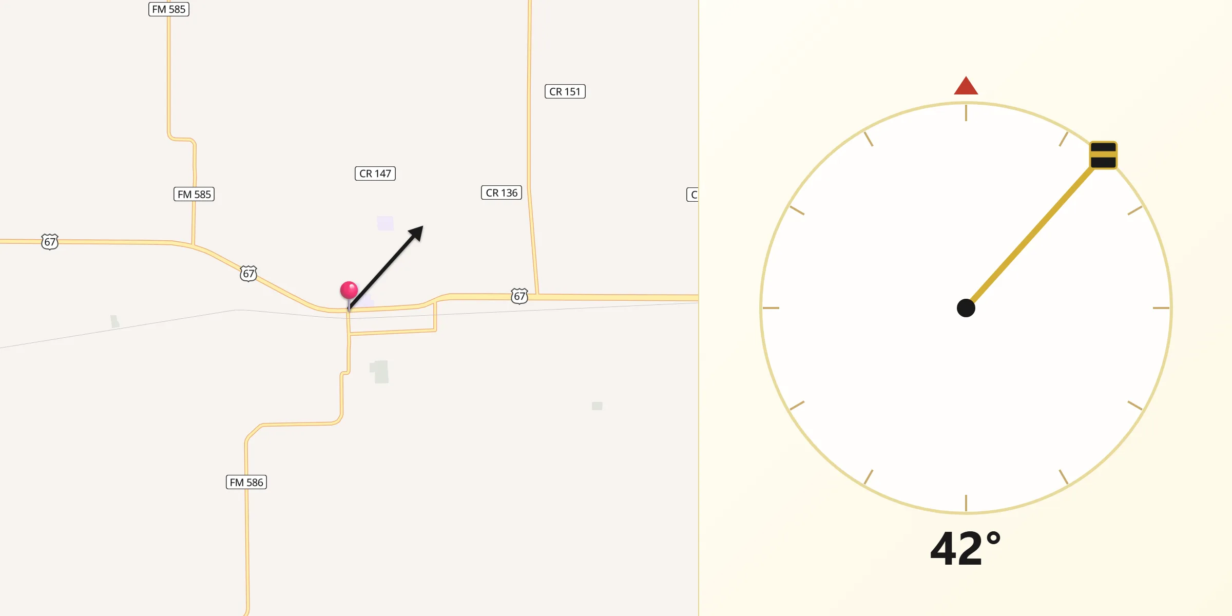 Qibla Direction from Bangs