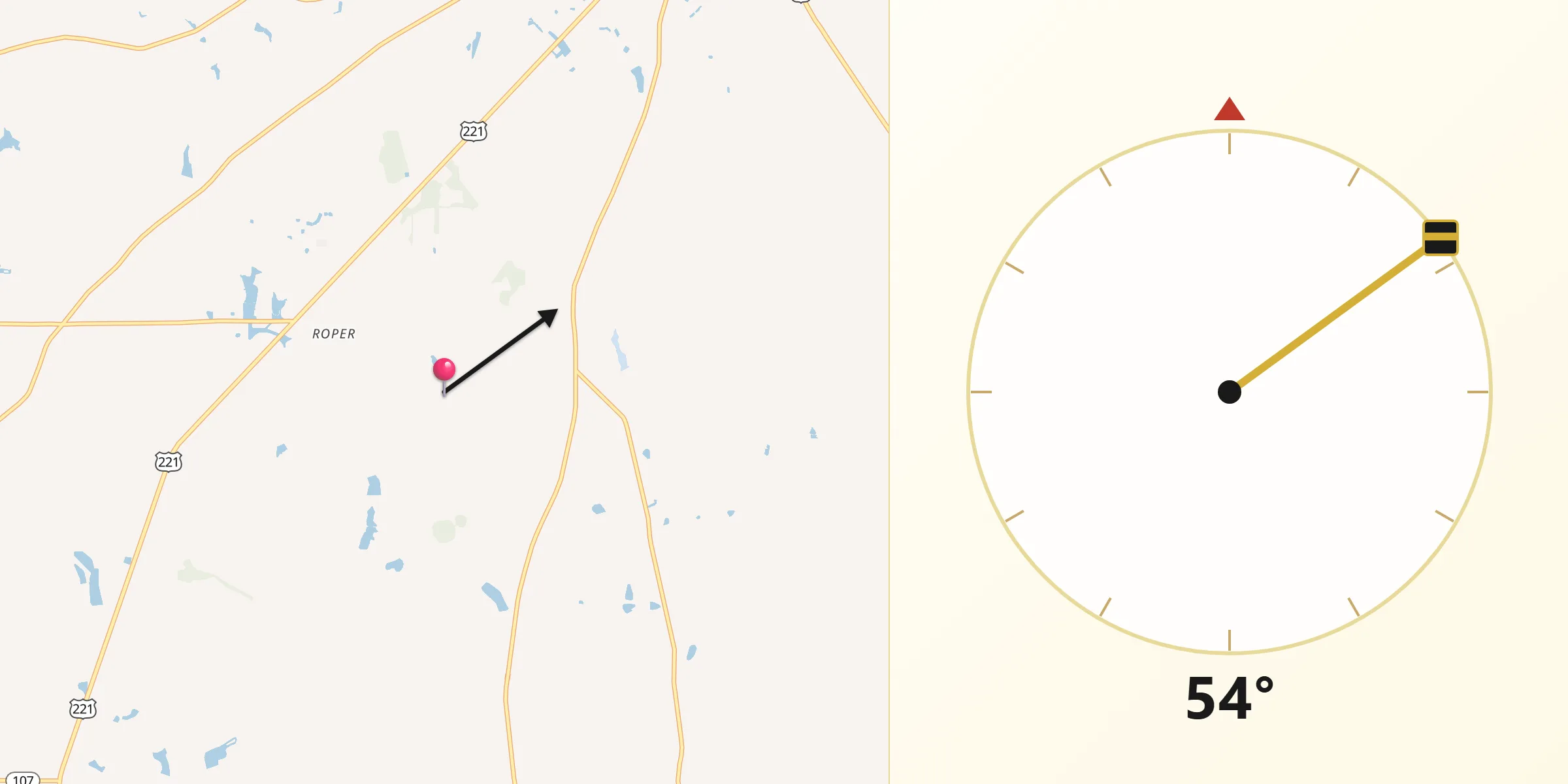 Qibla Direction from Jeff Davis