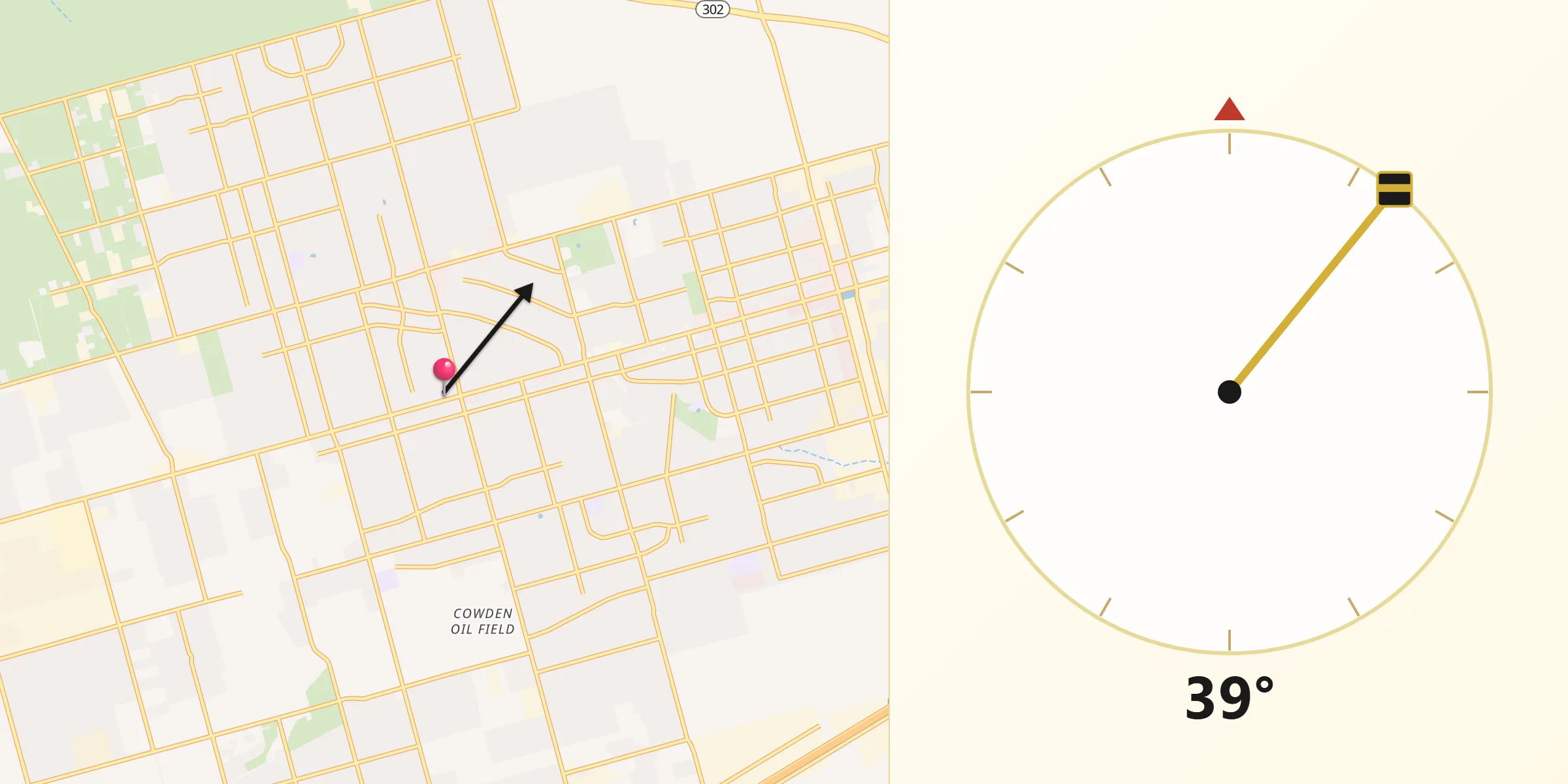 Qibla Direction from West Odessa