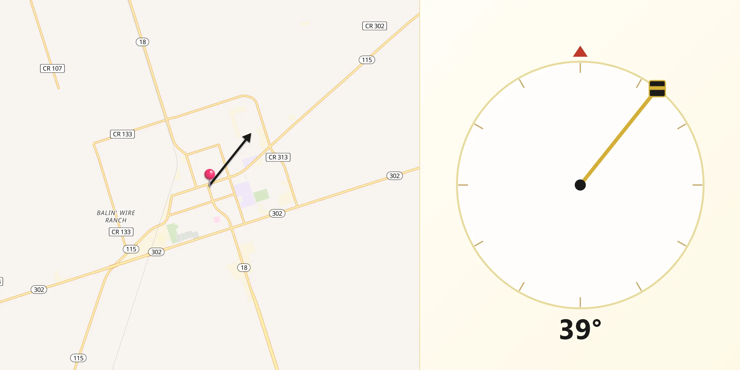 Qibla Direction from Kermit