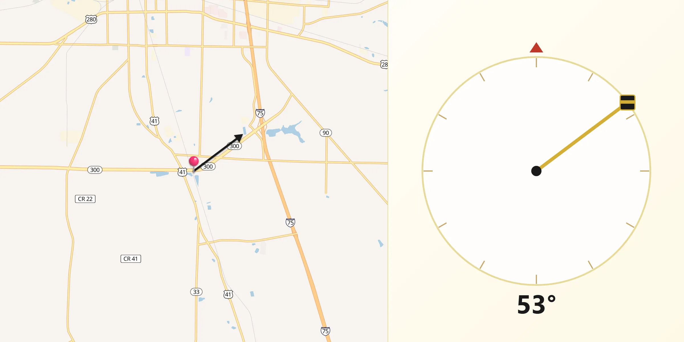 Qibla Direction from Crisp