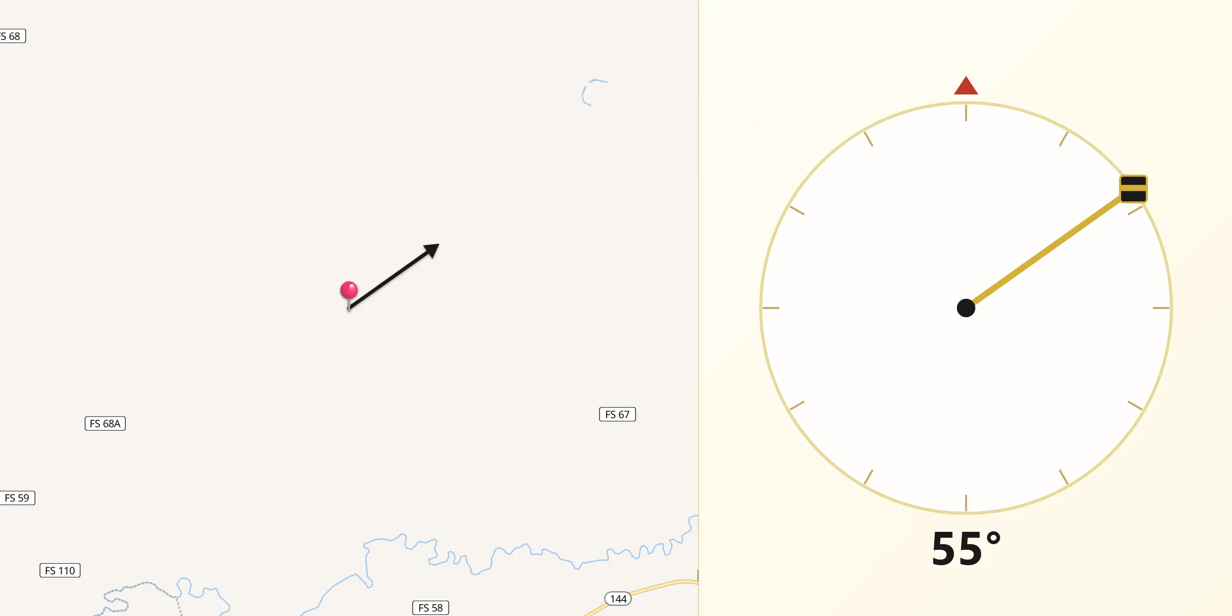 Qibla Direction from Bryan
