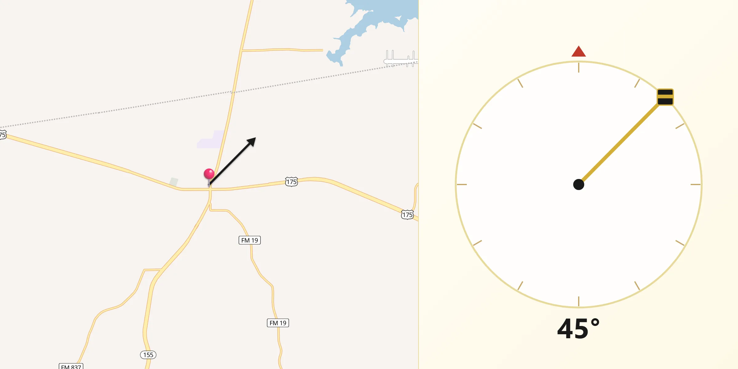 Qibla Direction from Frankston