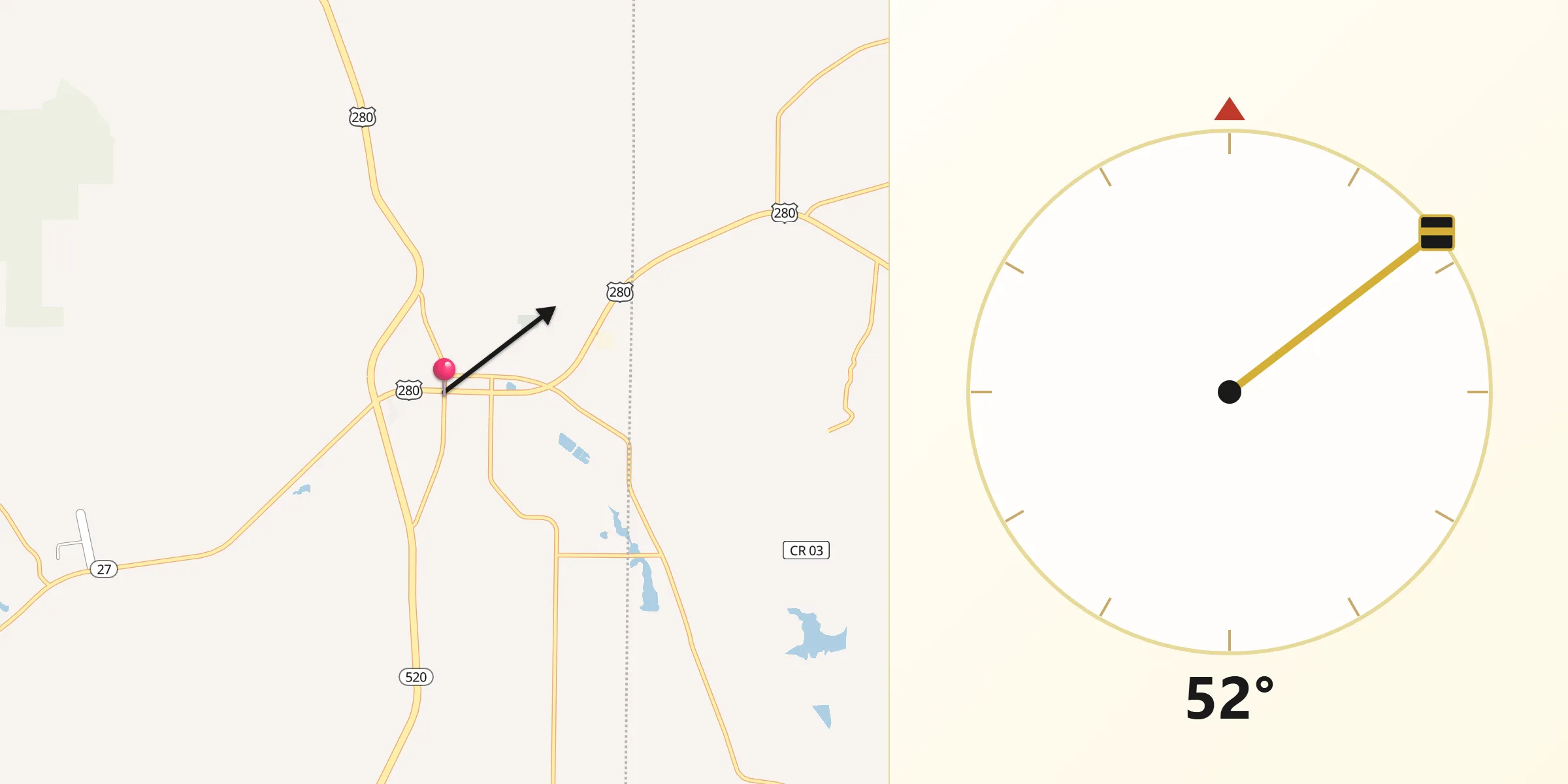 Qibla Direction from Richland