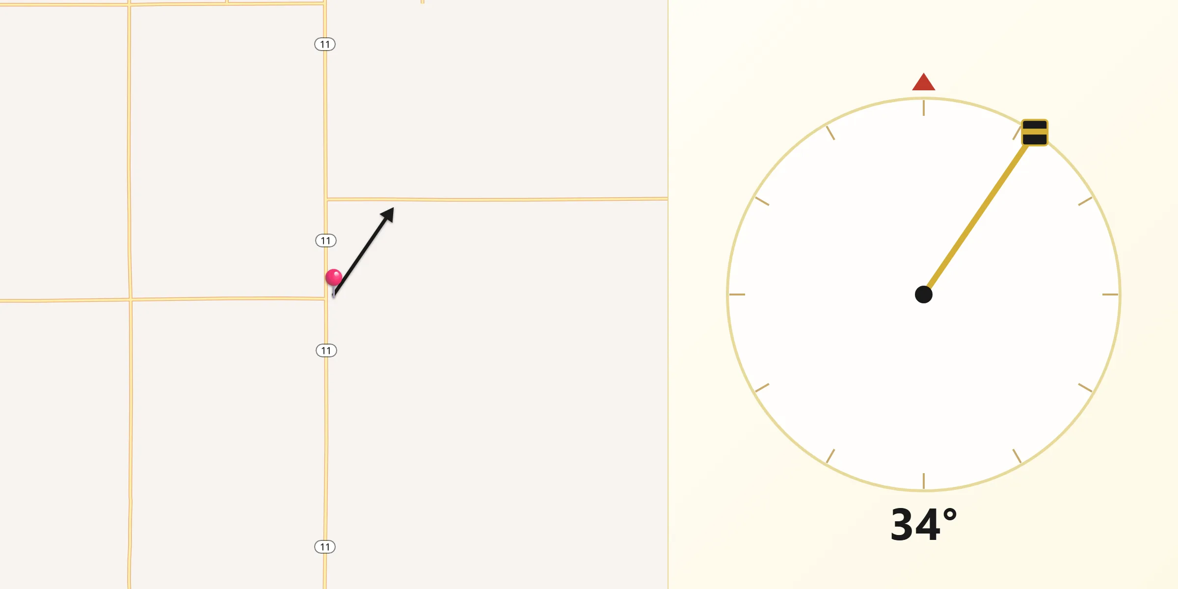 Qibla Direction from Luna