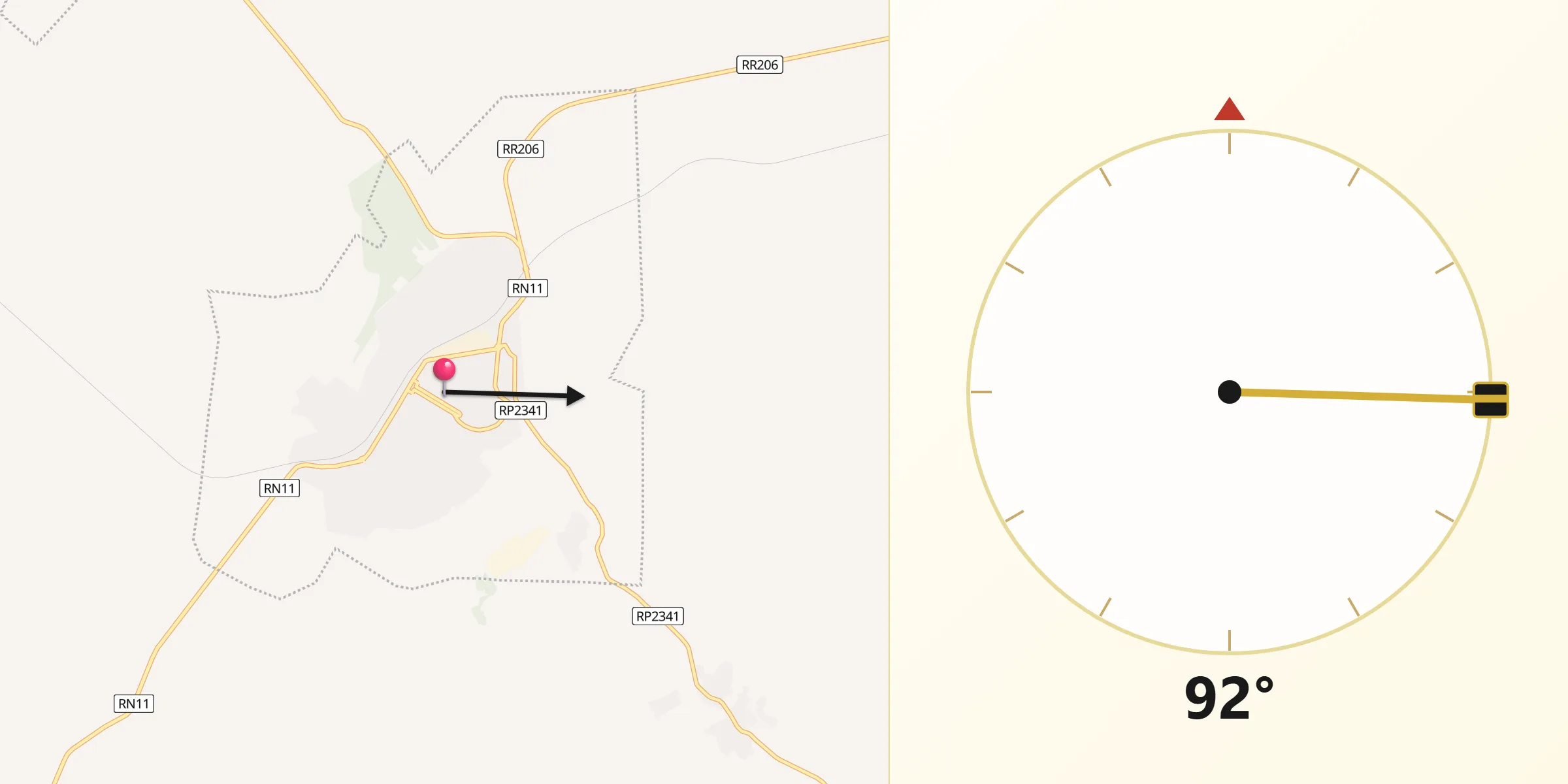 اتجاه القبلة من اليوسفية