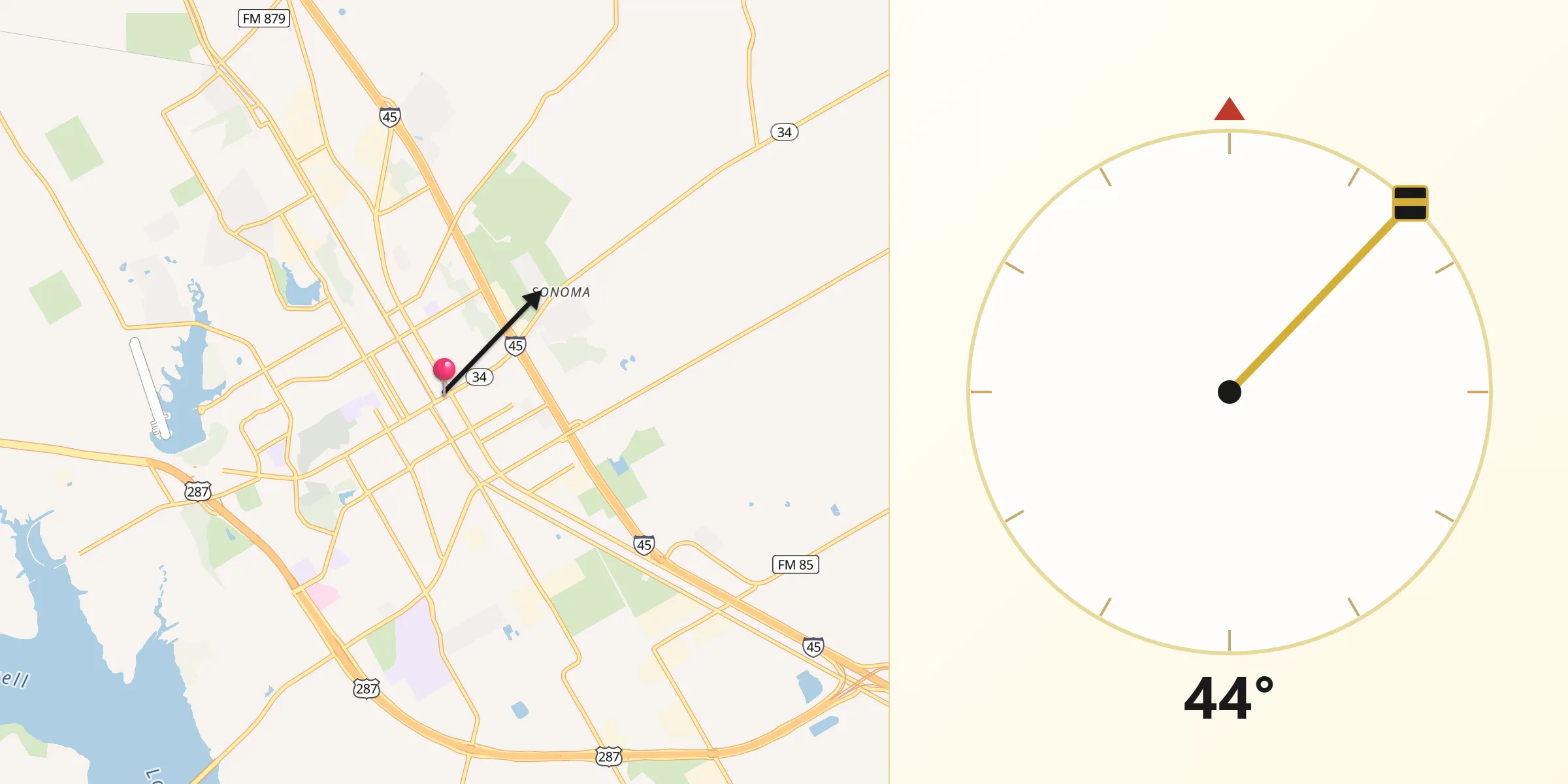 Qibla Direction from Ennis
