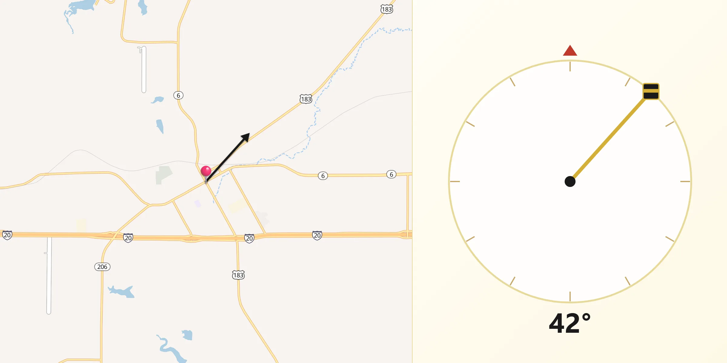 Qibla Direction from Cisco
