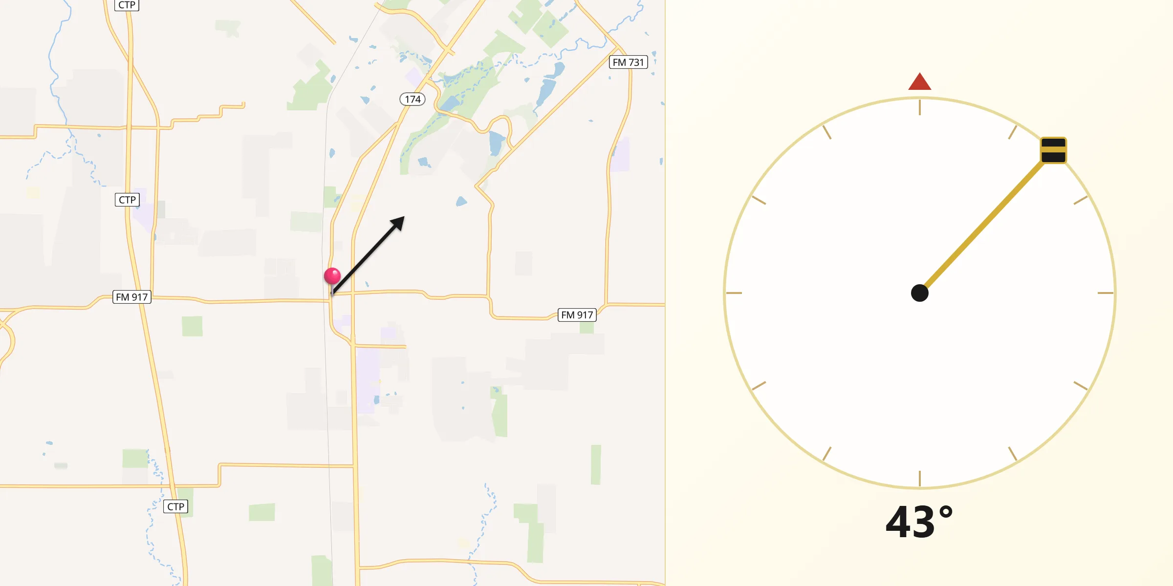 Qibla Direction from Joshua