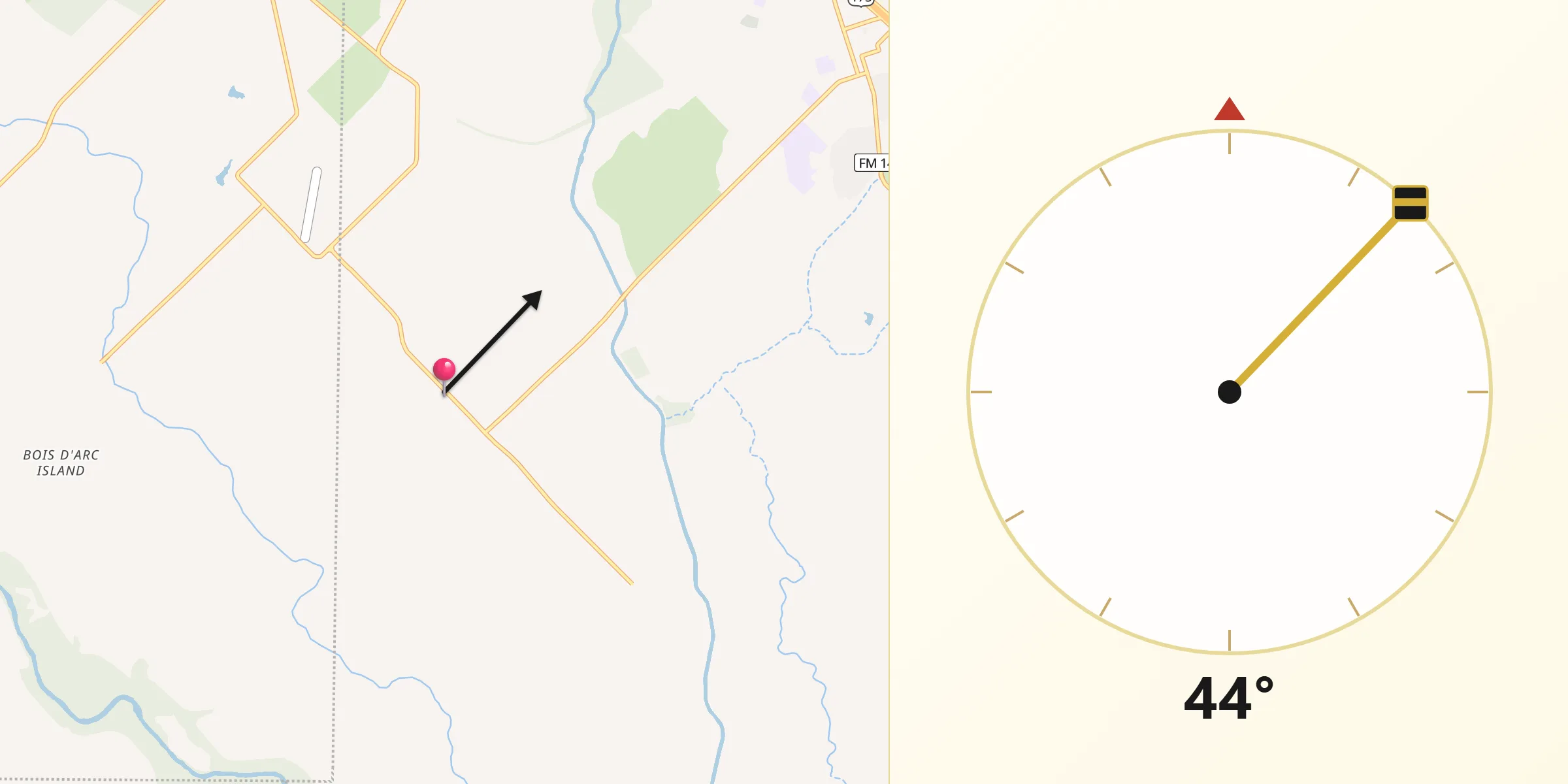 Qibla Direction from Combine