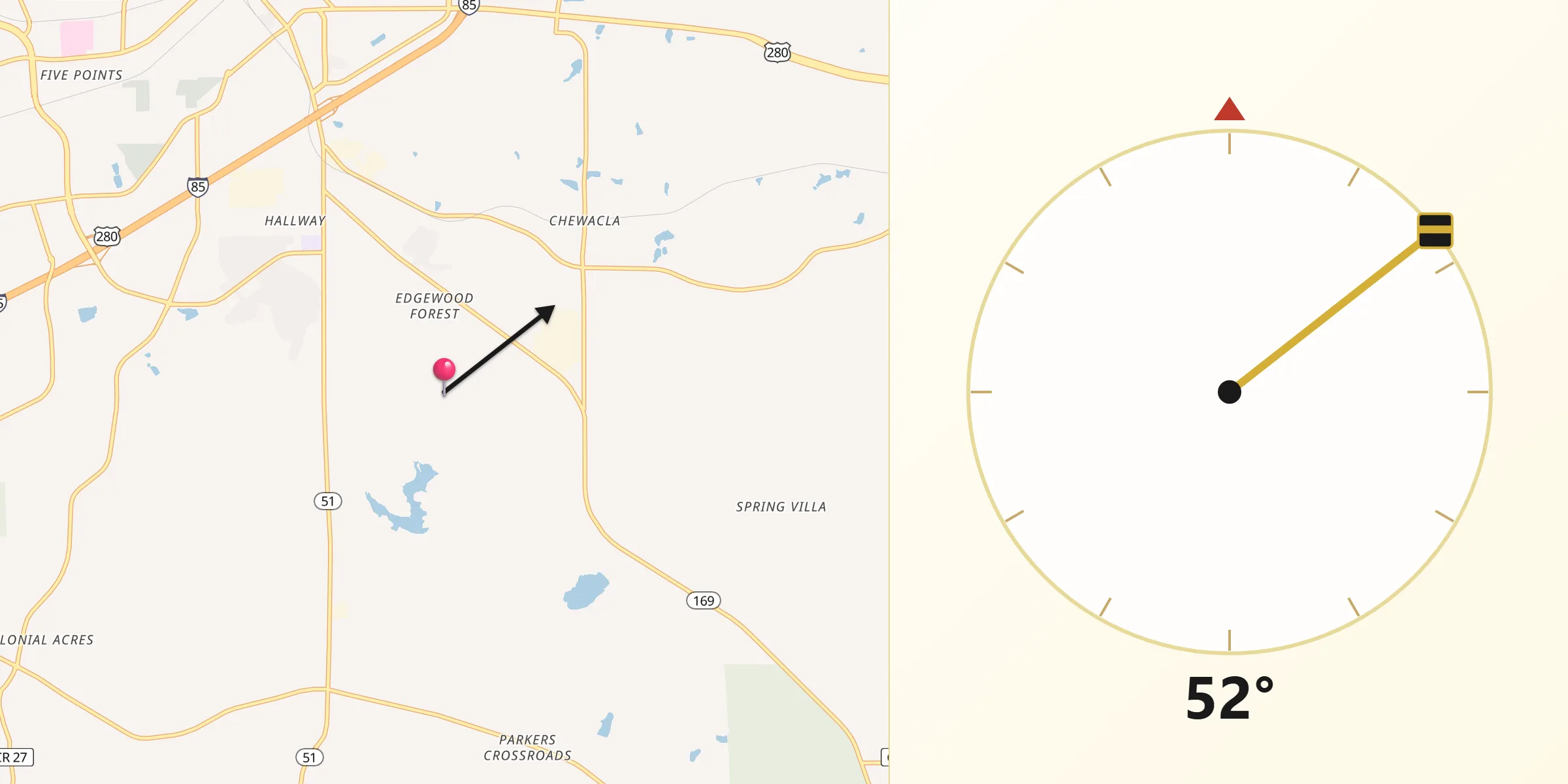 Qibla Direction from Lee
