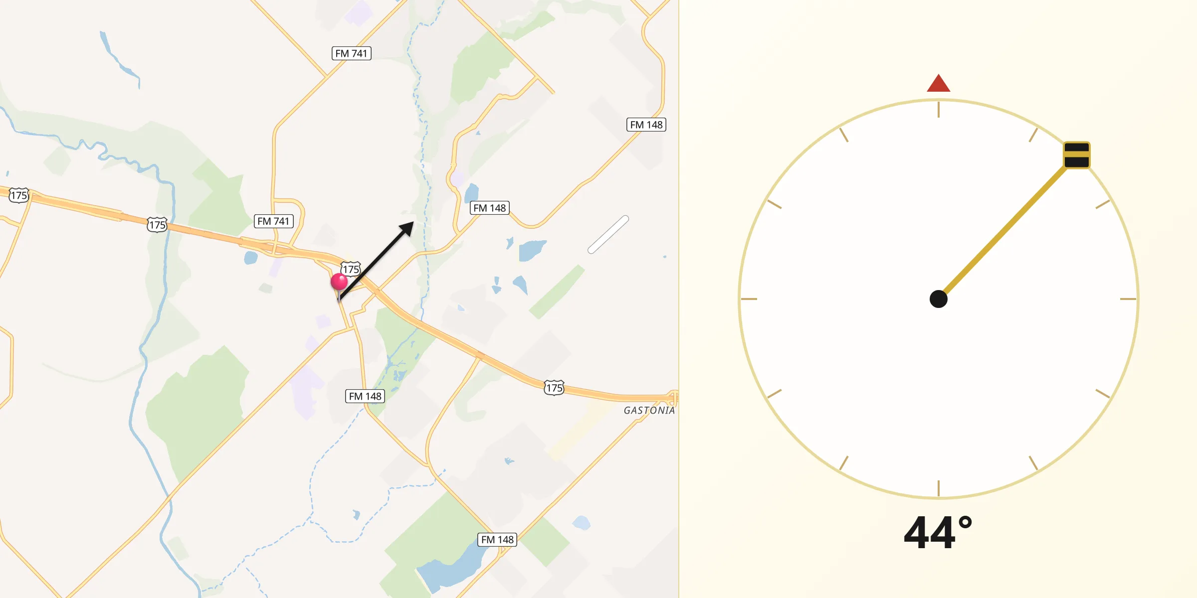 Qibla Direction from Crandall