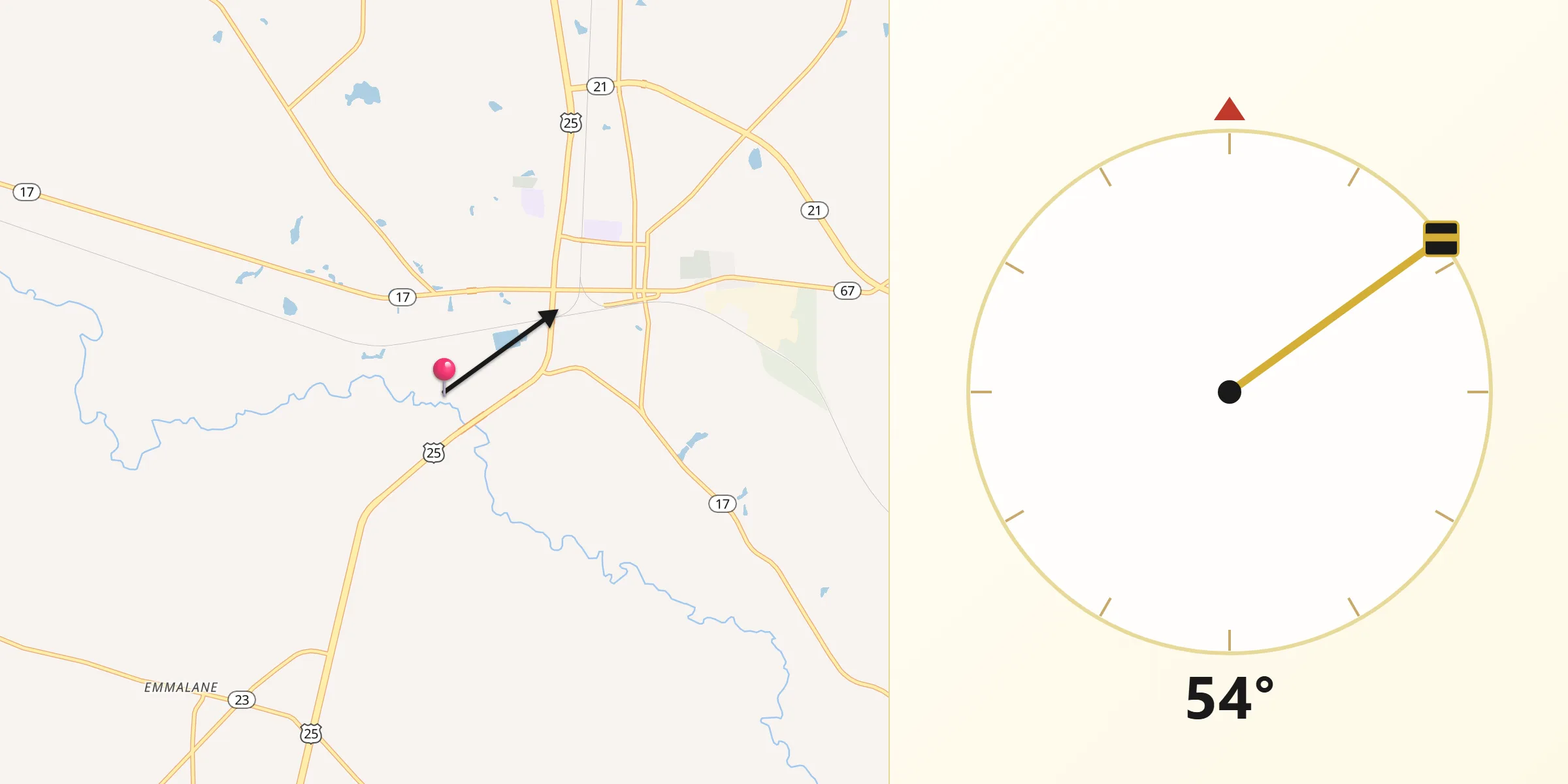 Qibla Direction from Jenkins