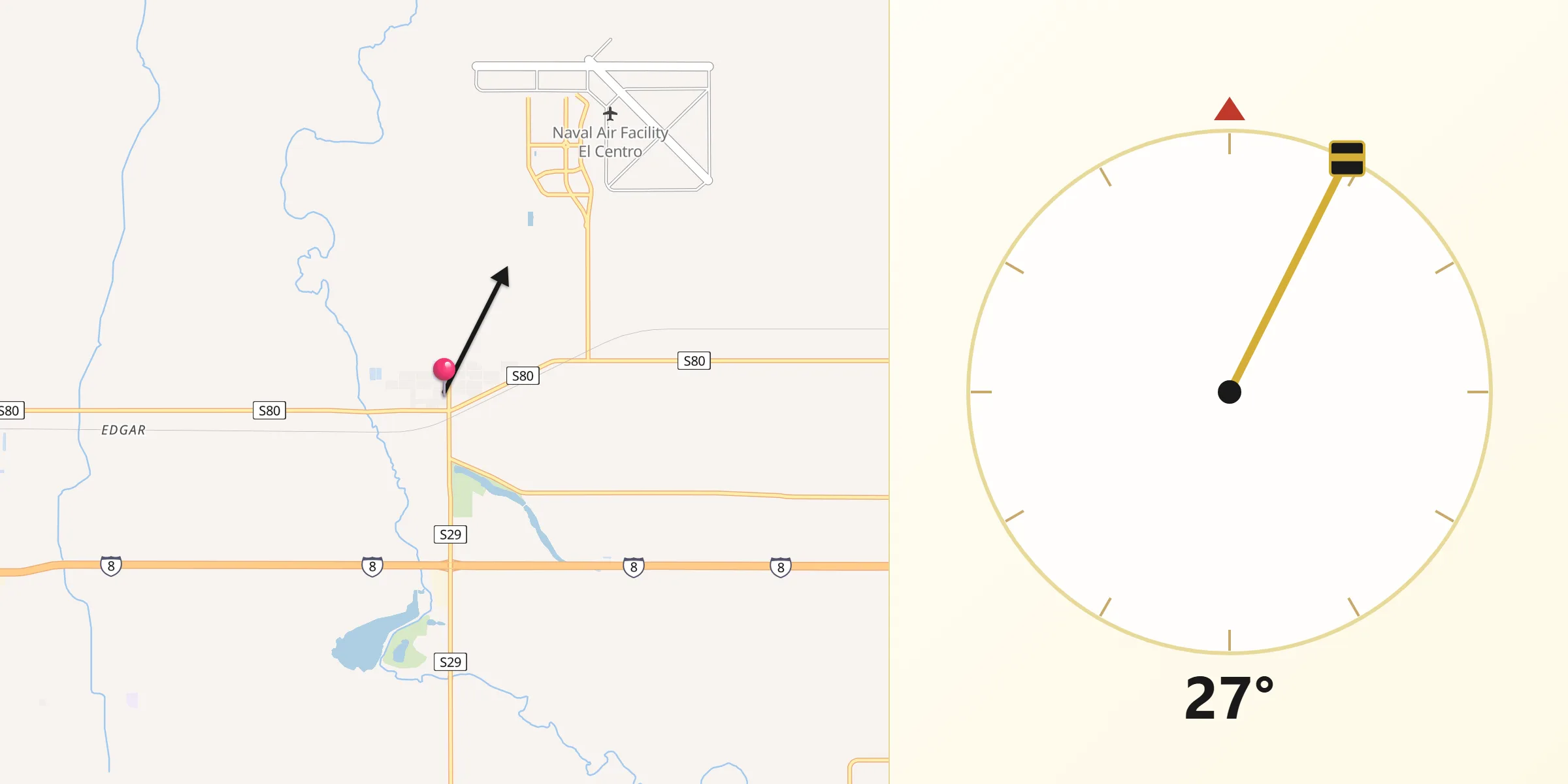 Qibla Direction from Seeley
