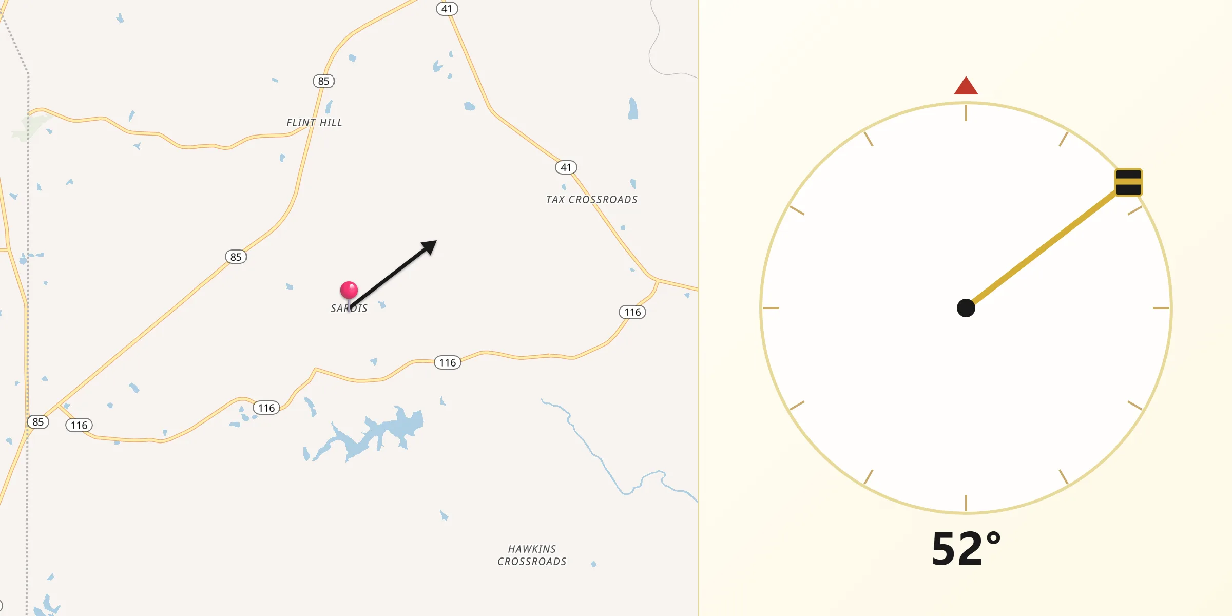 Qibla Direction from Sardis
