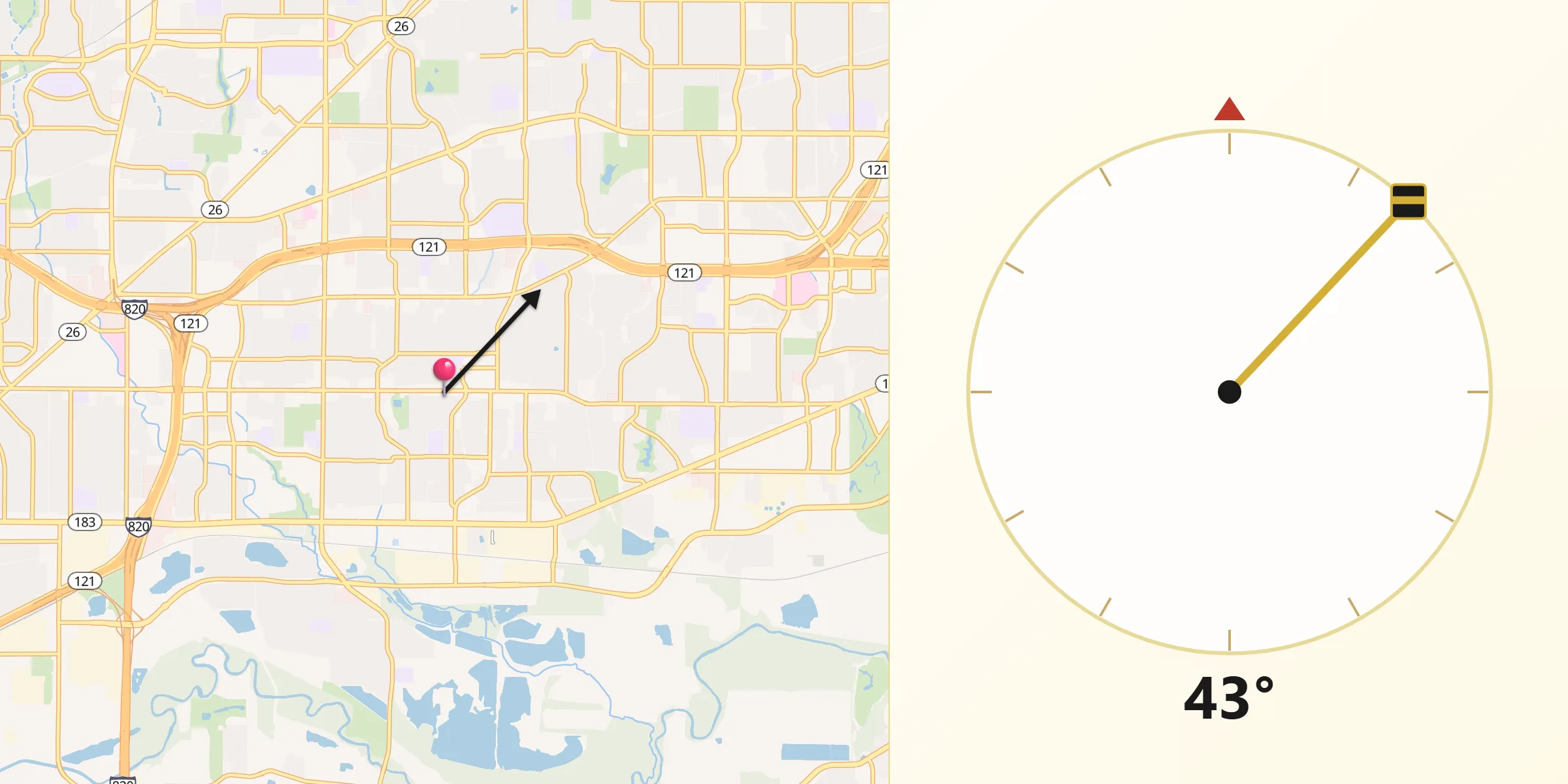 Qibla Direction from Hurst