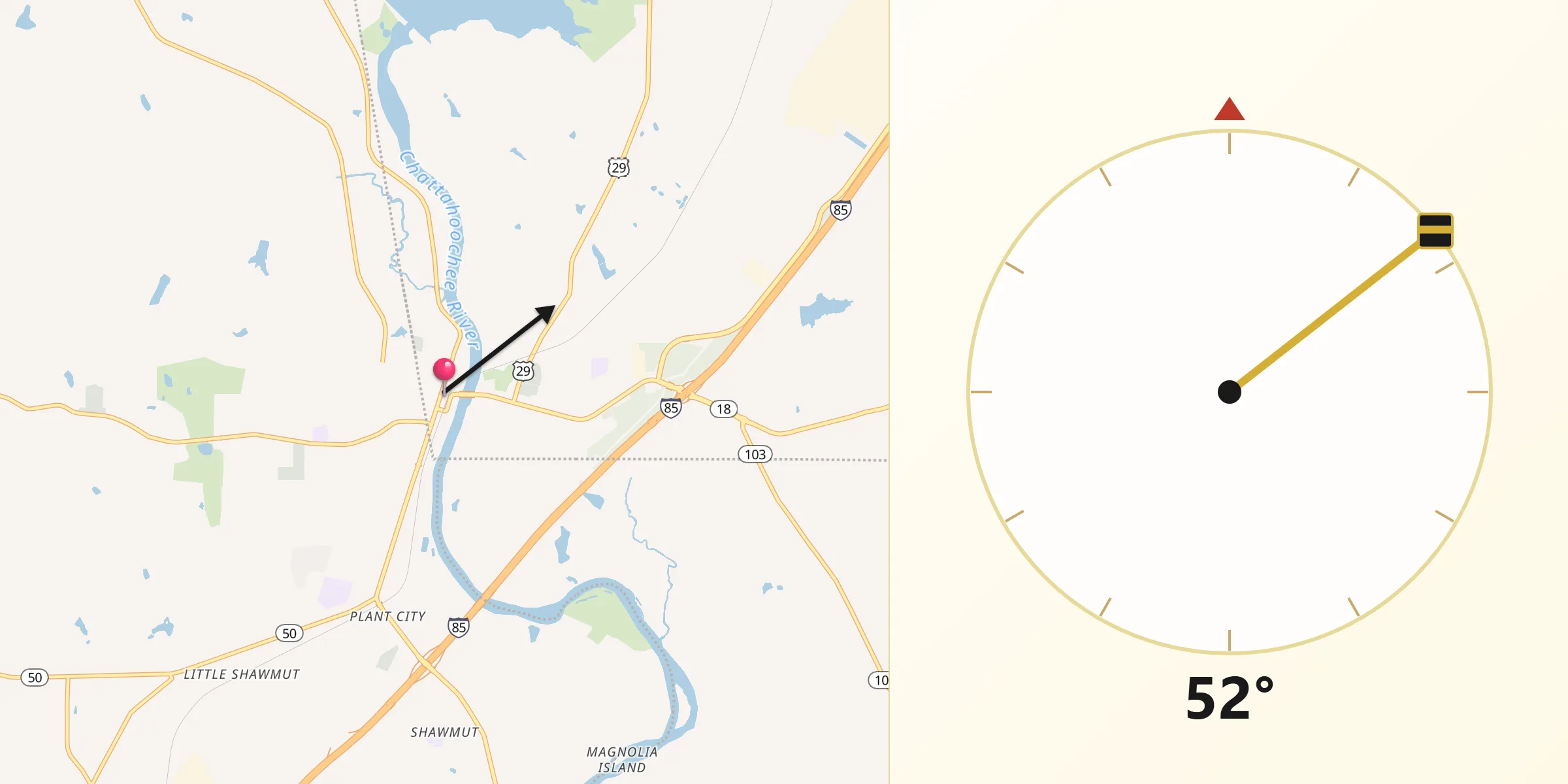 Qibla Direction from West Point