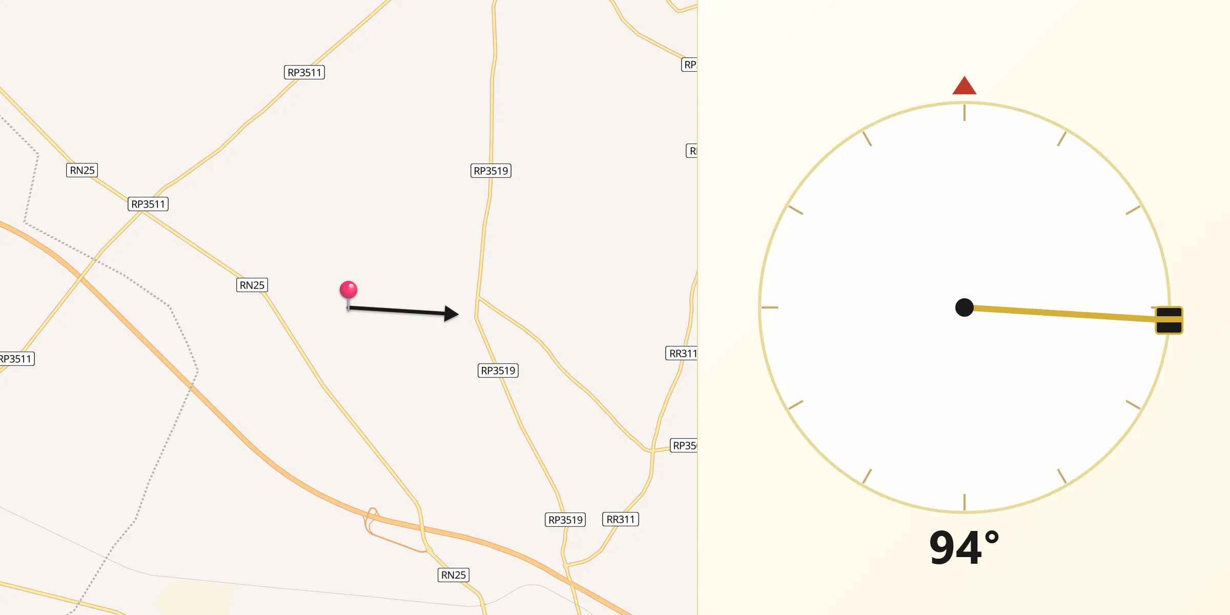 اتجاه القبلة من إقليم خريبكة