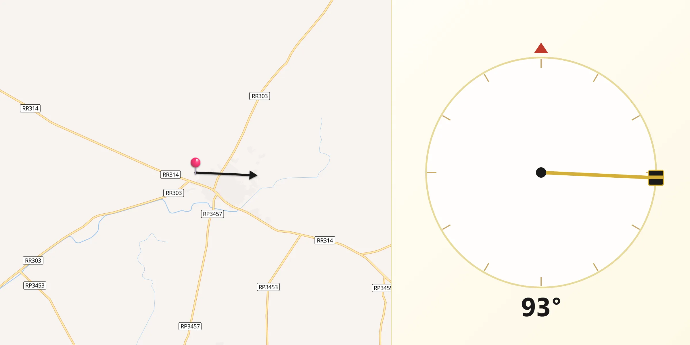اتجاه القبلة من أولاد افرج