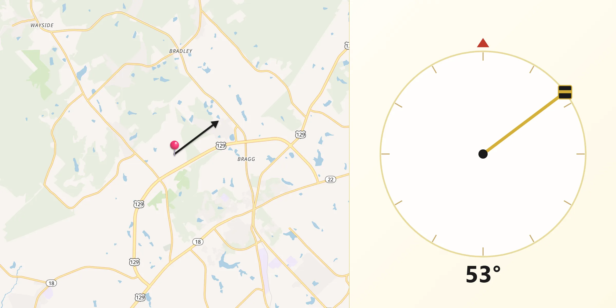 Qibla Direction from Jones