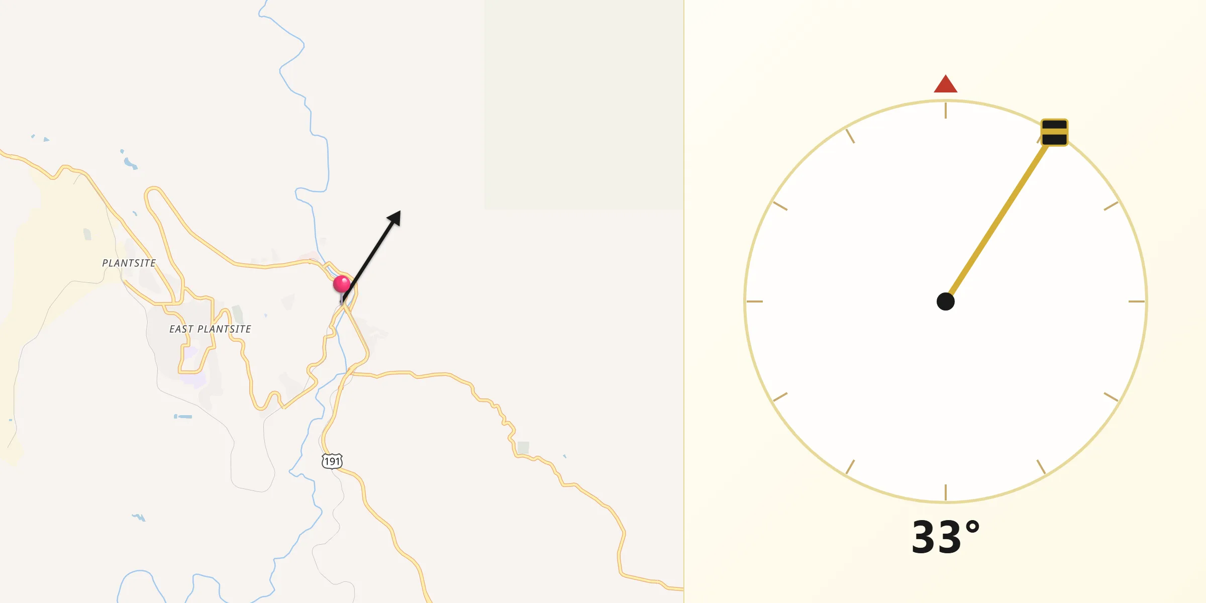 Qibla Direction from Clifton